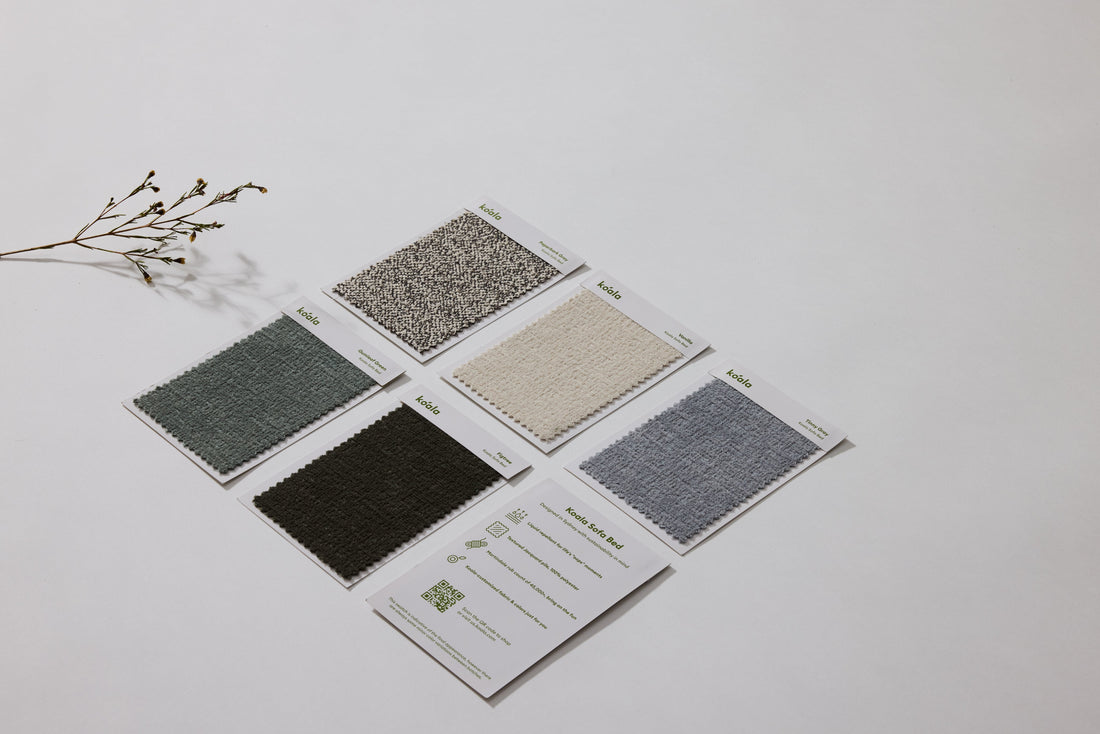 Koala sofa bed swatches