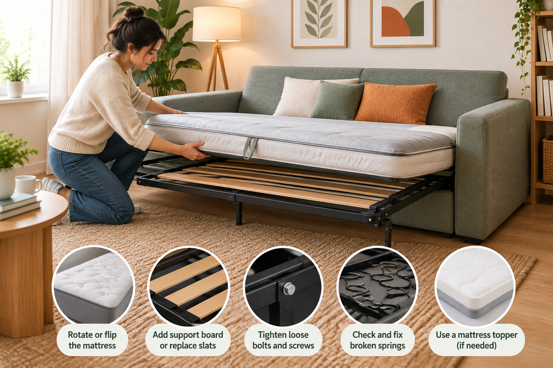How to Fix a Sagging Sofa Bed