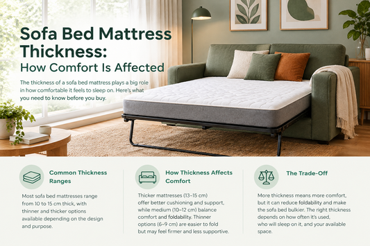 Sofa Bed Mattress Thickness: How Comfort Is Affected