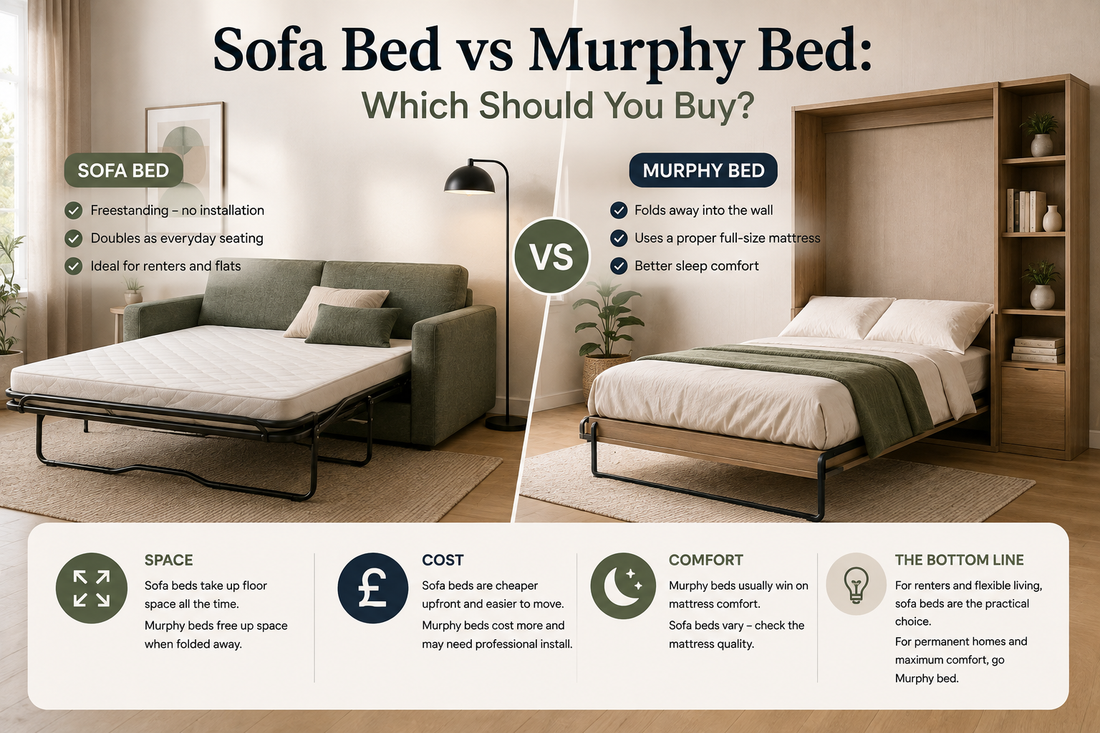 Sofa Bed vs Murphy Bed: Which Should You Buy?