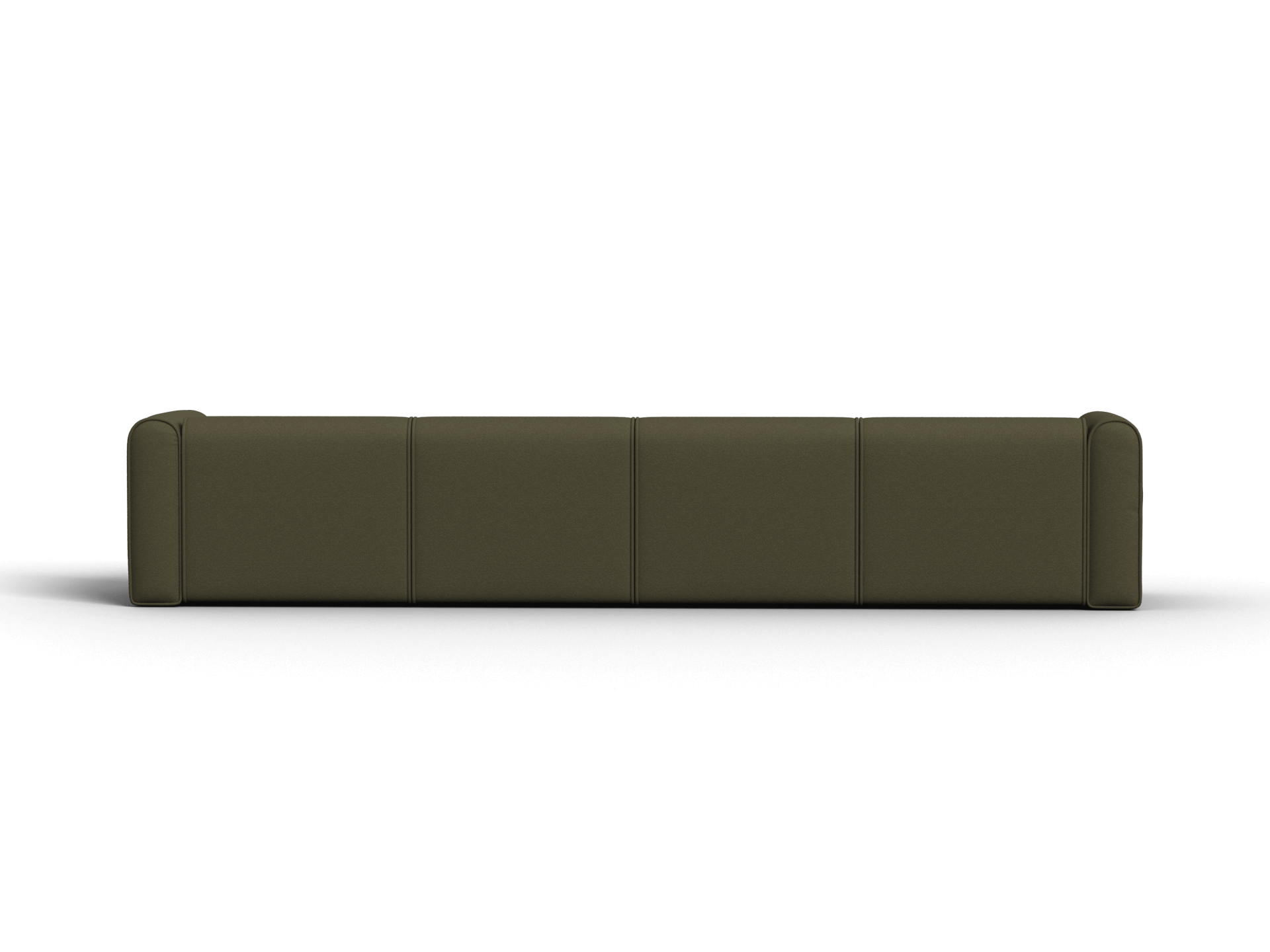 Bangalow Modular Sofa - Chaise - 4 Sections / Green Wattle / Extra Wide