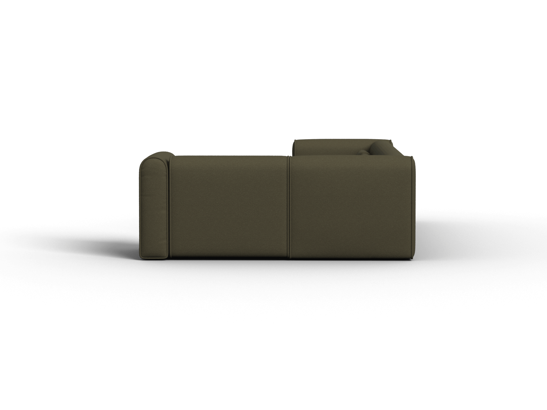 Bangalow Modular Sofa - Corner - 5 Sections with Chaise / Green Wattle / Extra Wide