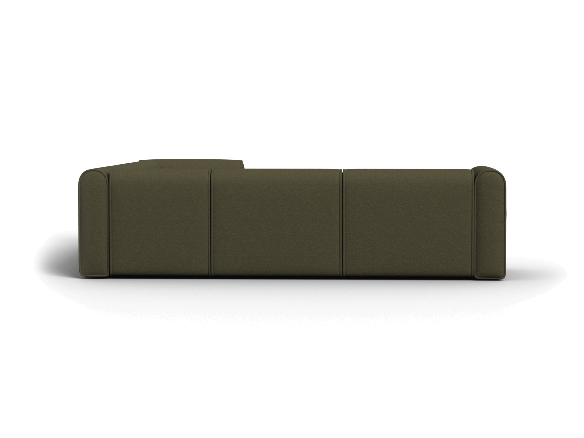Bangalow Modular Sofa - Corner - 5 Sections / Green Wattle / Extra Wide