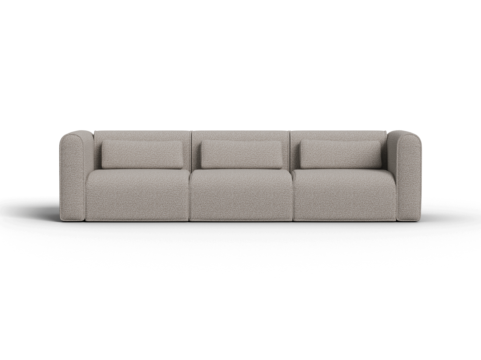 Bangalow Modular Sofa - 3 Sections / Limestone (Luxe) / Extra Wide