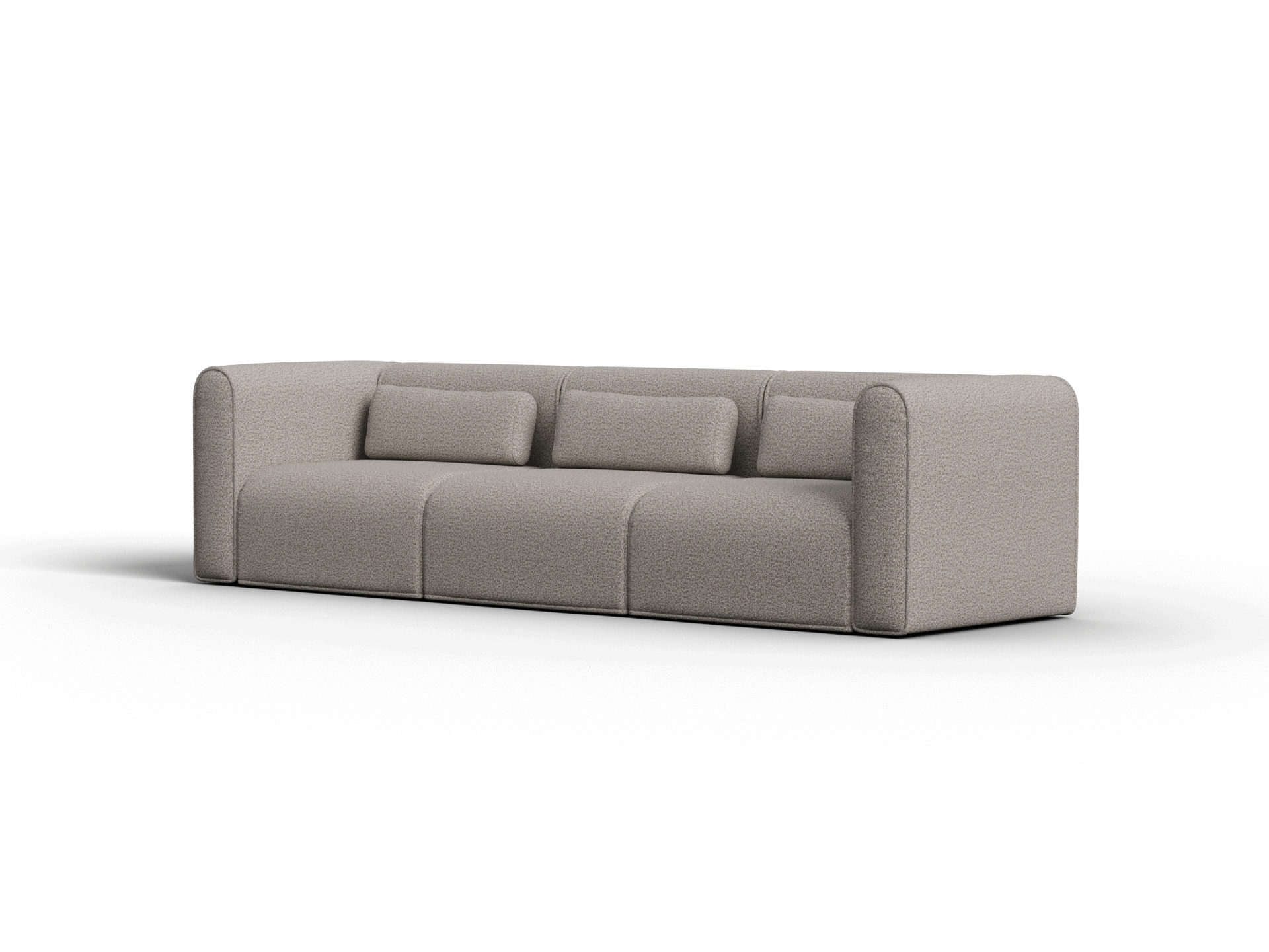 Bangalow Modular Sofa - 3 Sections / Limestone (Luxe) / Extra Wide