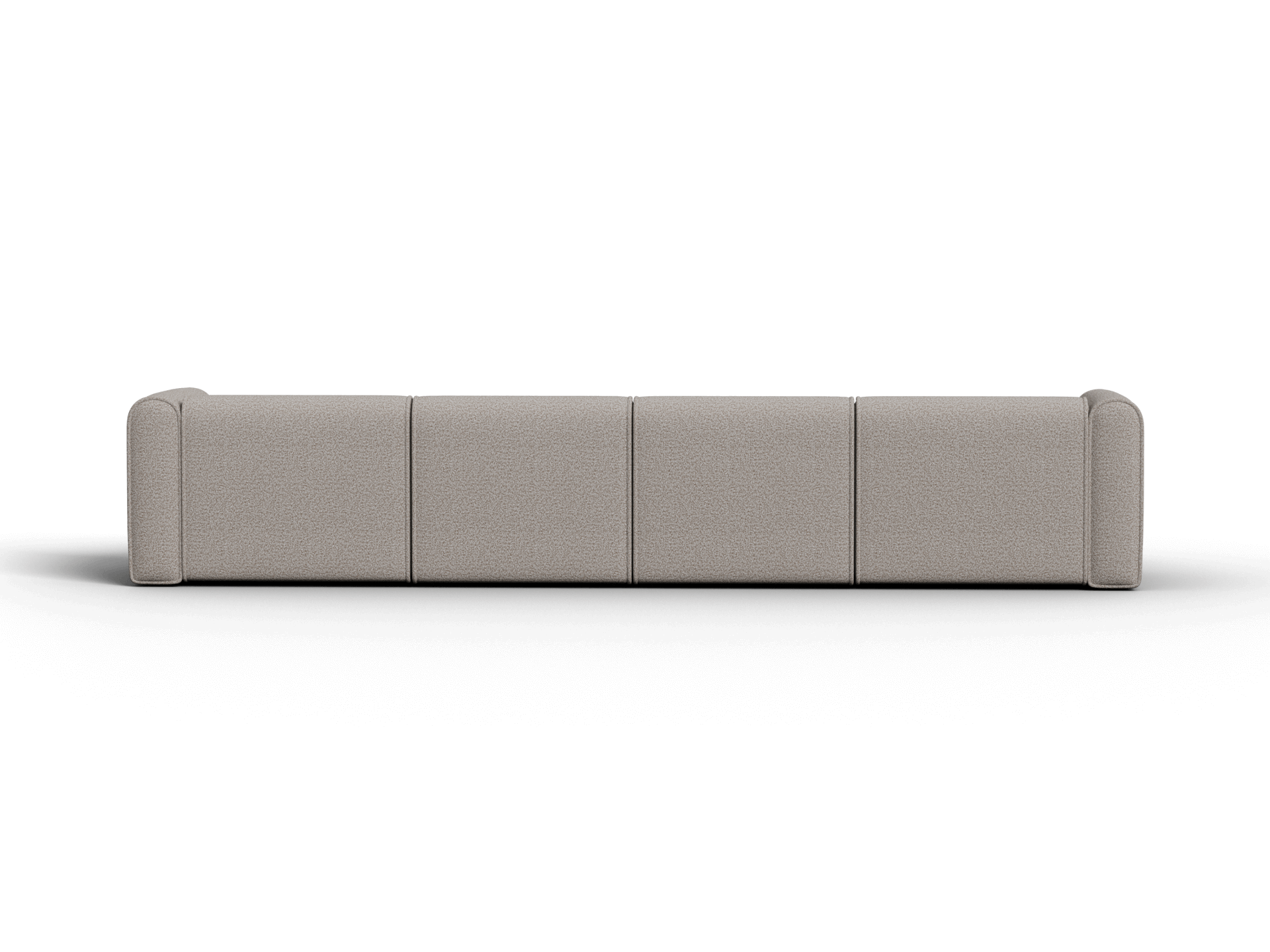 Bangalow Modular Sofa - Chaise - 4 Sections with 2 Chaises / Limestone (Luxe) / Extra Wide