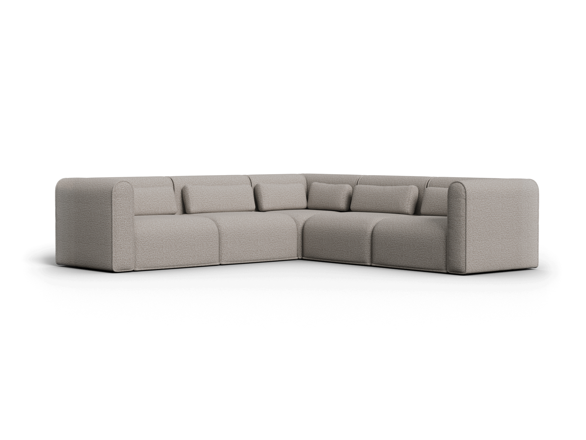 Bangalow Modular Sofa - Corner - 5 Sections / Limestone (Luxe) / Extra Wide