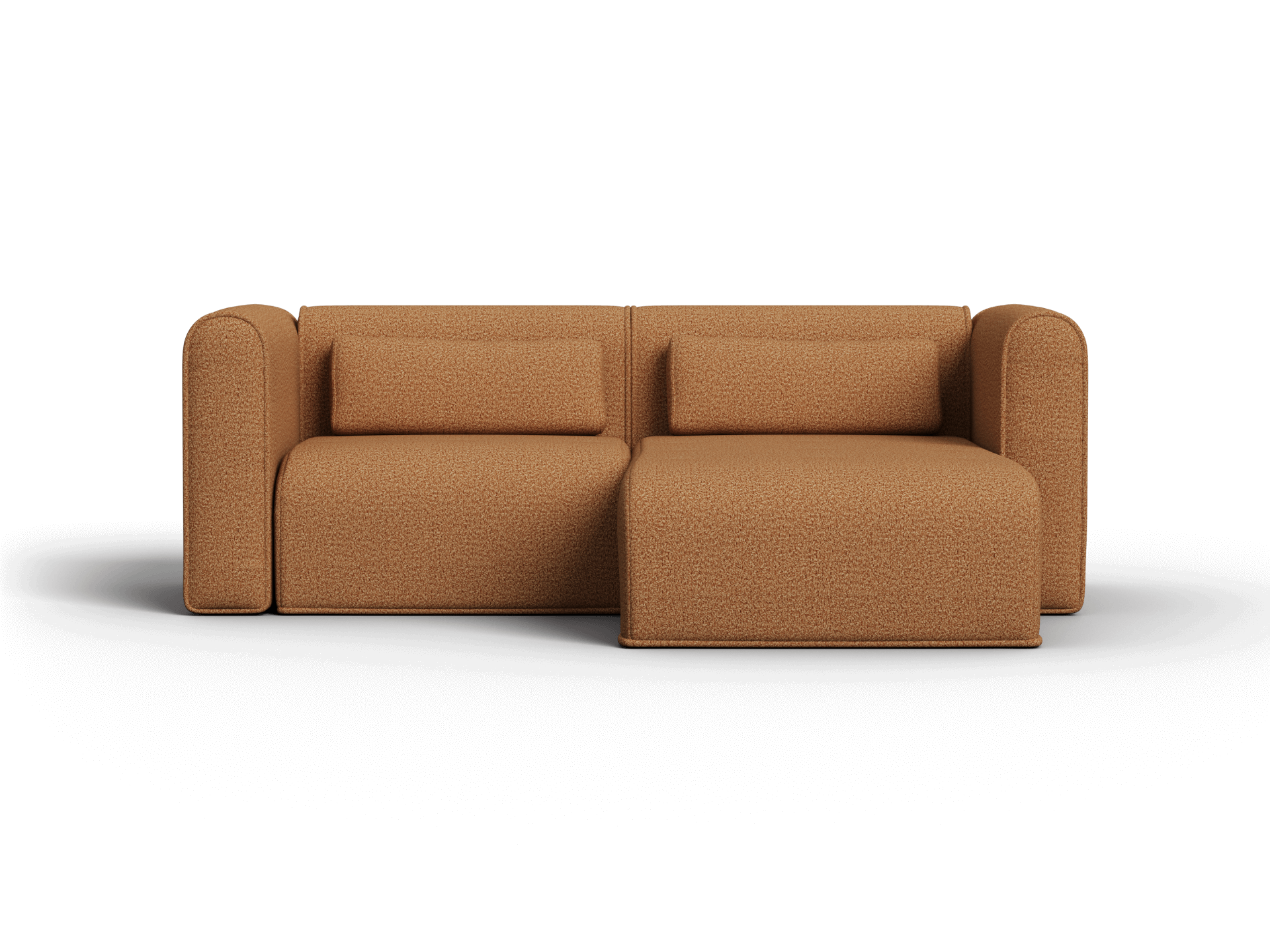 Bangalow Modular Sofa - Chaise - 2 Sections / Sand Dune (Luxe) / Extra Wide