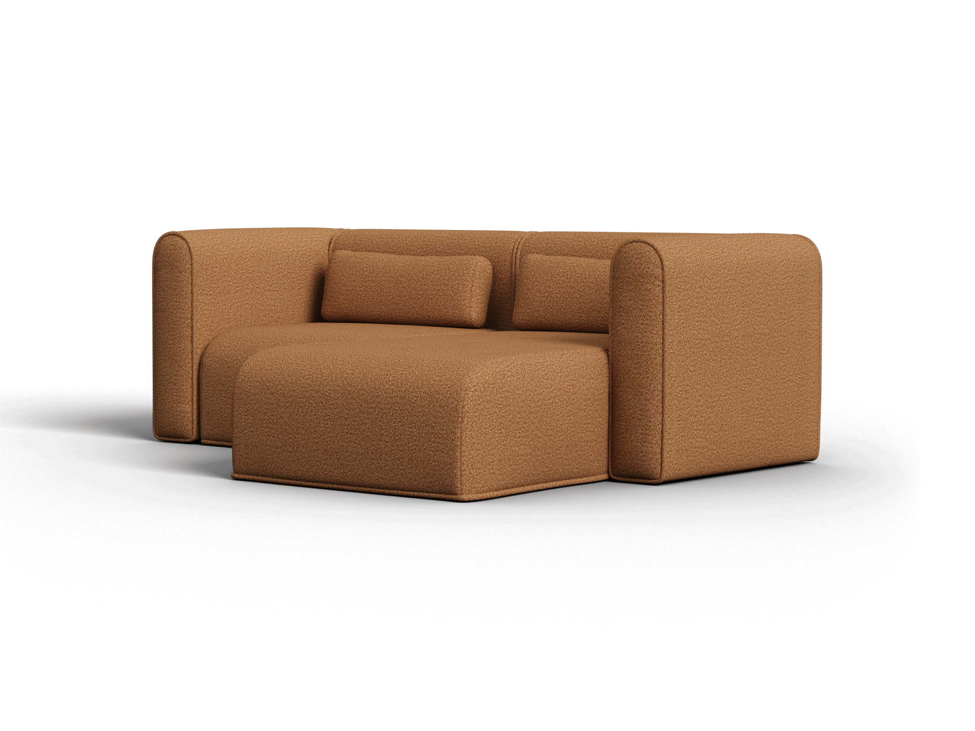 Bangalow Modular Sofa - Chaise - 2 Sections / Sand Dune (Luxe) / Extra Wide