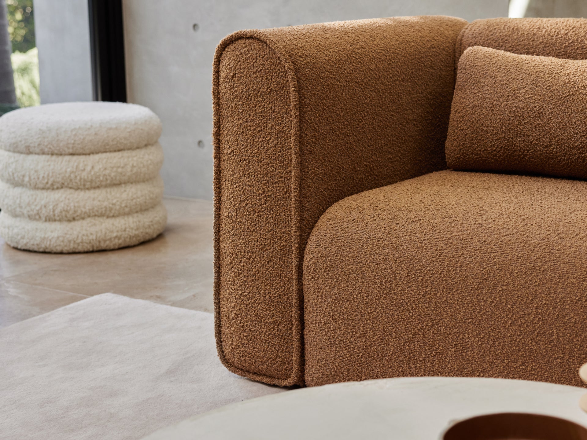 Bangalow Modular Sofa - 2 Sections / Sand Dune (Luxe) / Extra Wide