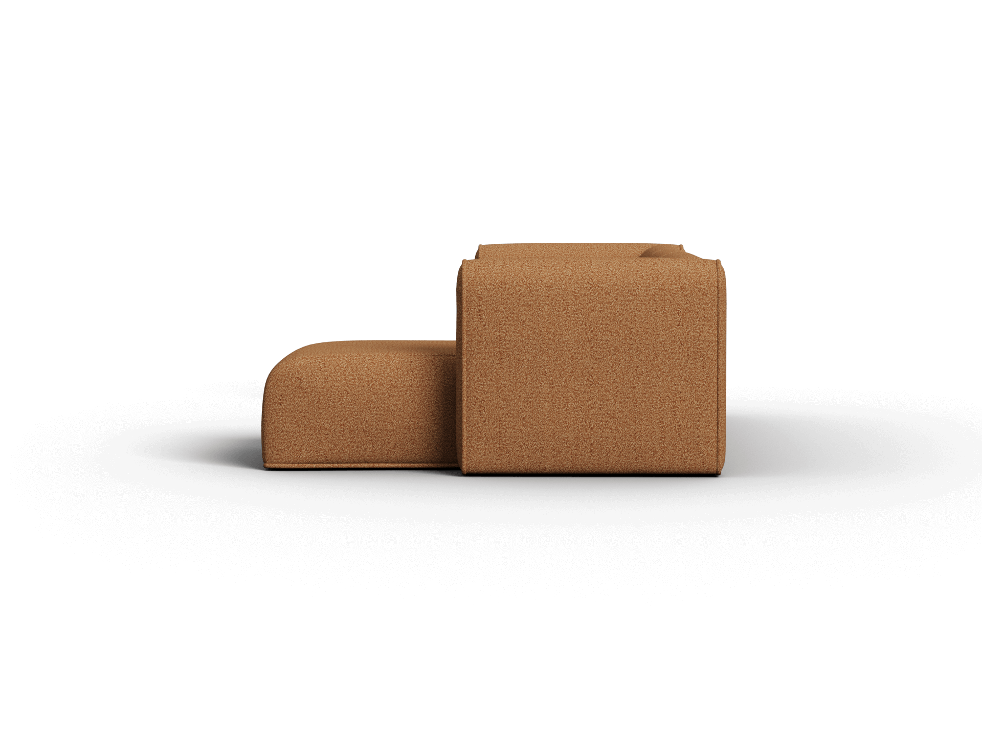 Bangalow Modular Sofa - Chaise - 3 Sections / Sand Dune (Luxe) / Regular