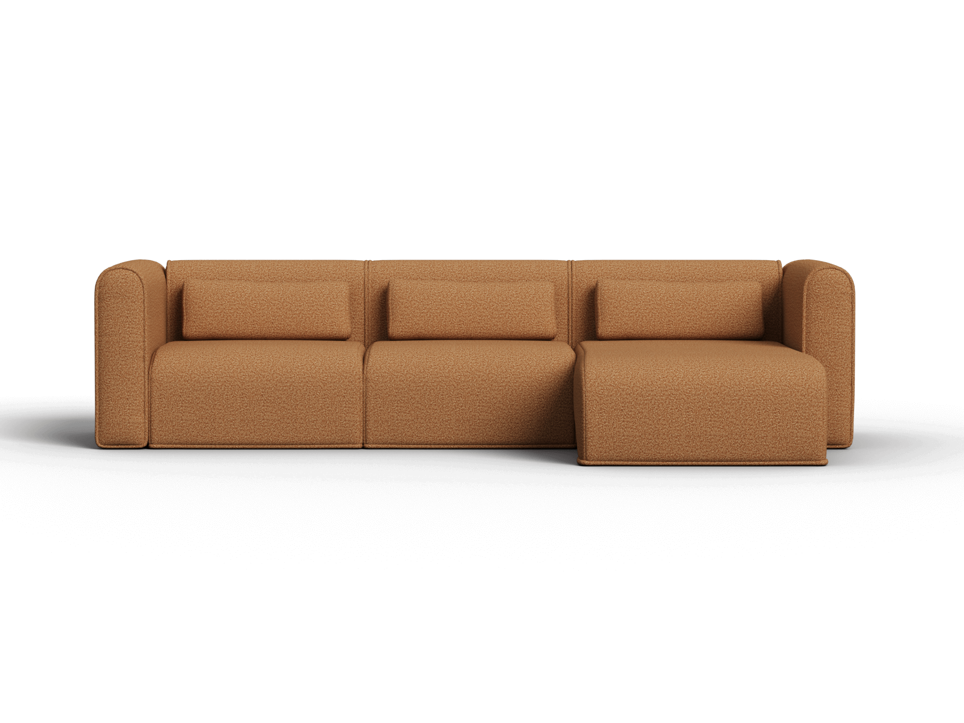 Bangalow Modular Sofa - Chaise - 3 Sections / Sand Dune (Luxe) / Extra Wide