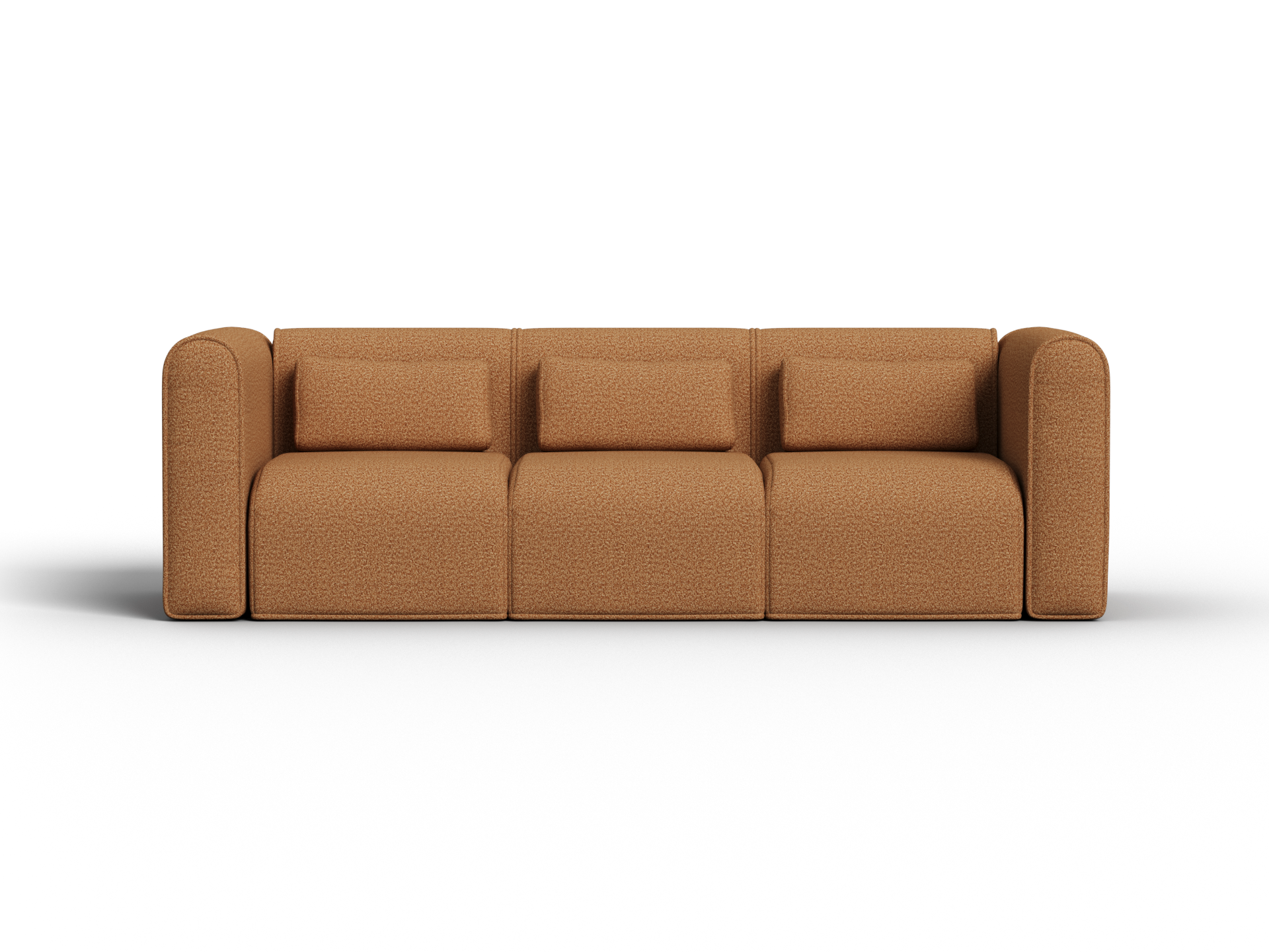 Bangalow Modular Sofa - 3 Sections / Sand Dune (Luxe) / Regular