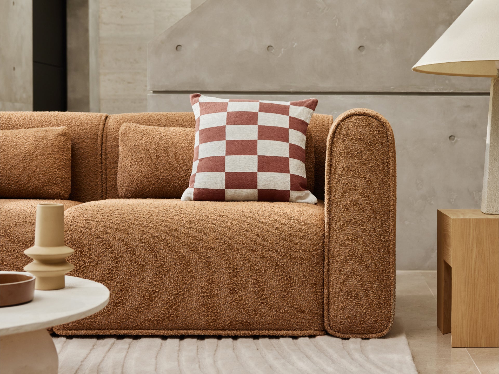 Bangalow Modular Sofa - 4 Sections / Sand Dune (Luxe) / Extra Wide
