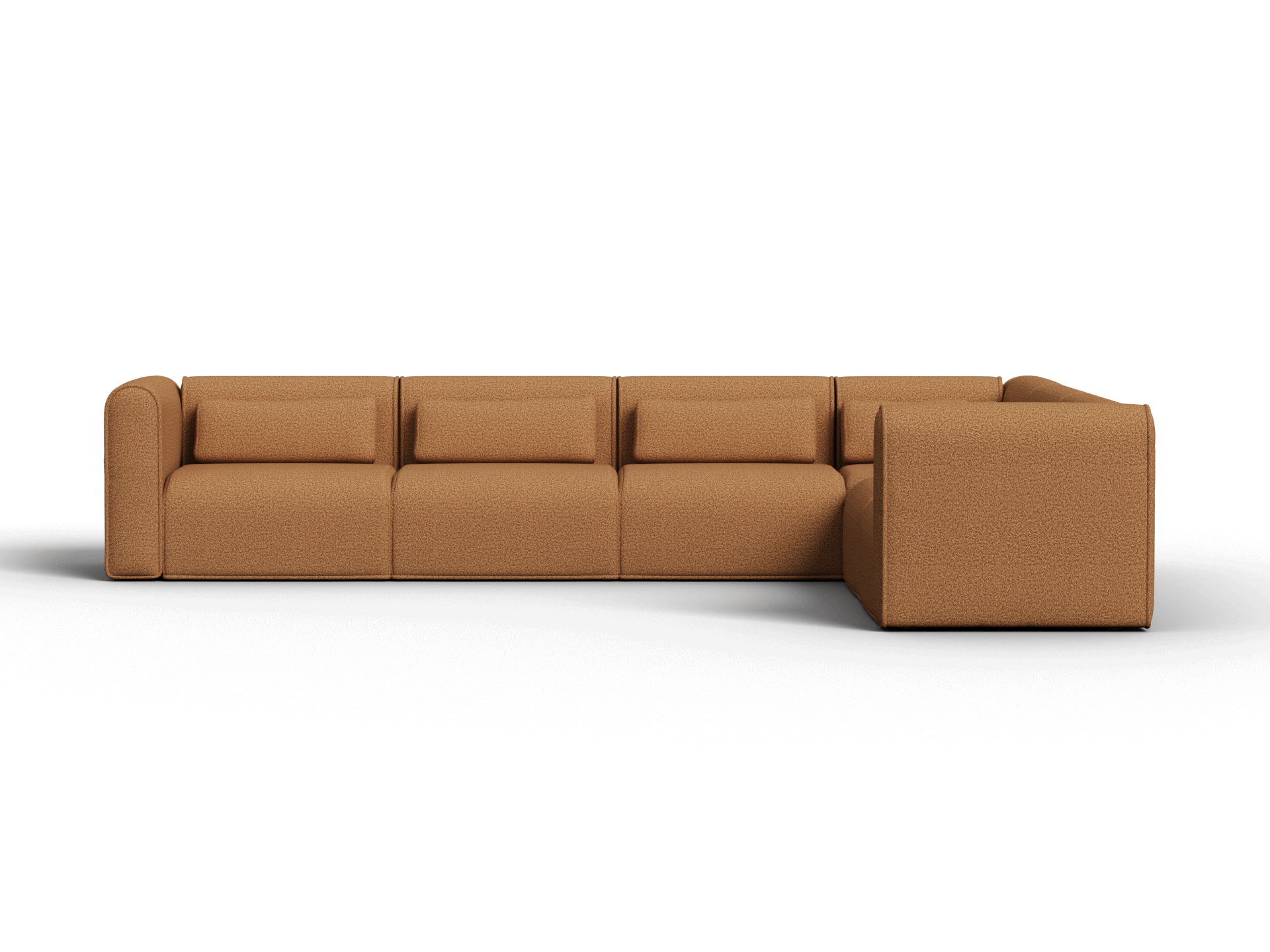 Bangalow Modular Sofa - Corner - 6 Sections / Sand Dune (Luxe) / Extra Wide