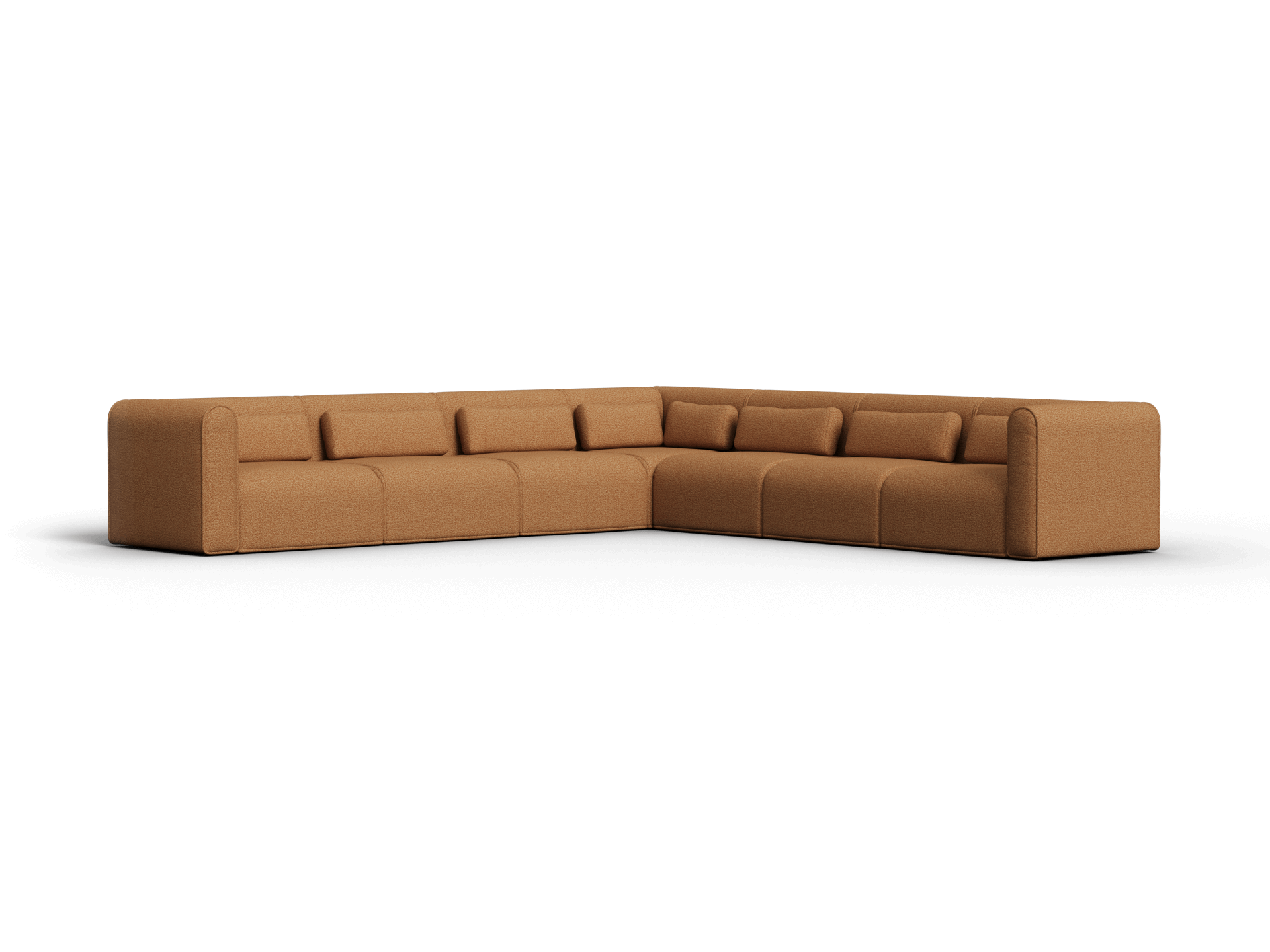 Bangalow Modular Sofa - Corner - 7 Sections / Sand Dune (Luxe) / Extra Wide