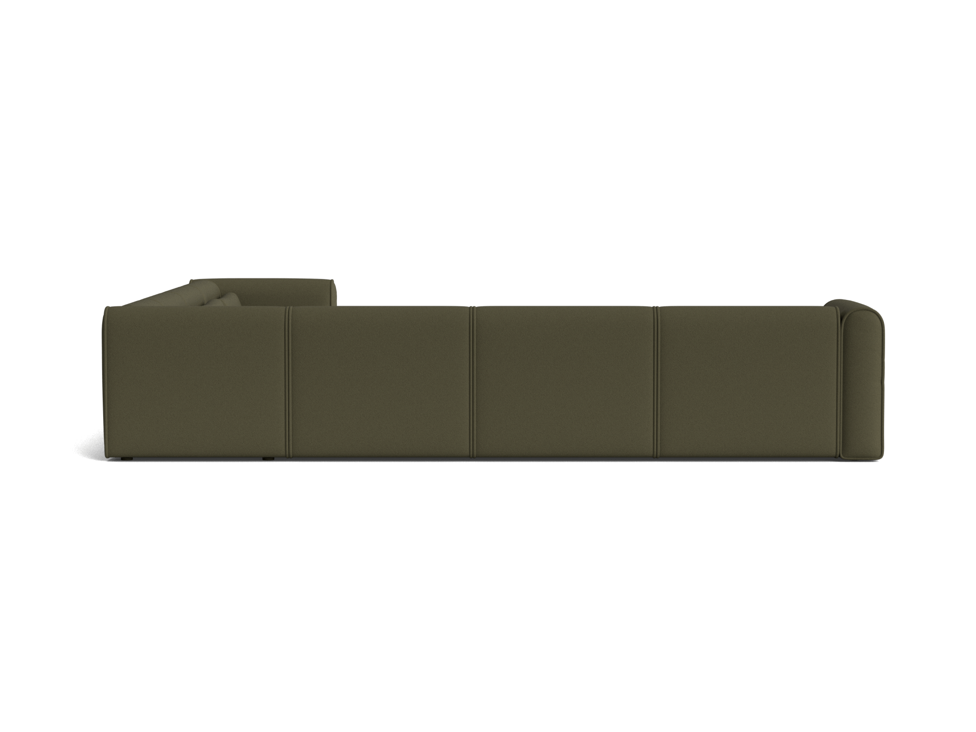 Bangalow Modular Sofa - Corner / 10-Seater / Green Wattle