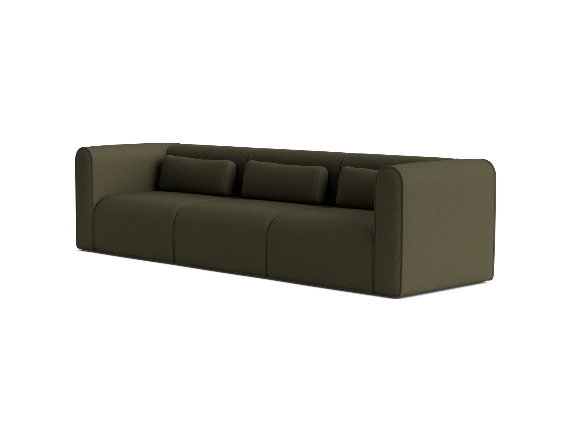 Bangalow Modular Sofa - Sofa / 4-Seater / Green Wattle