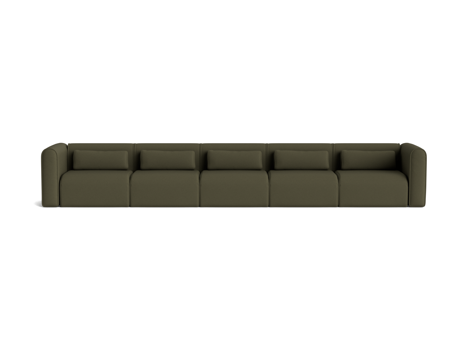 Bangalow Modular Sofa - Sofa / 7-Seater / Green Wattle