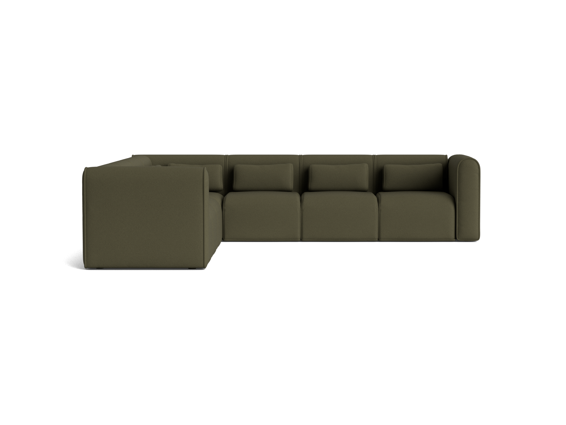 Bangalow Modular Sofa - Corner / 8-Seater / Green Wattle