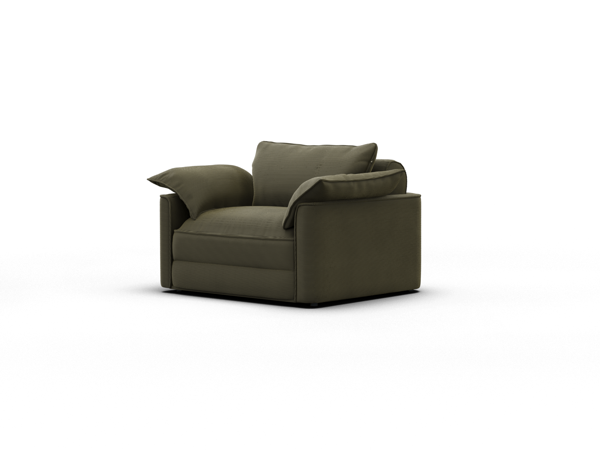 Koala Sofa Bed [4th Gen] - 1.5-Seater (Single) / Coastal Moss (Cord)