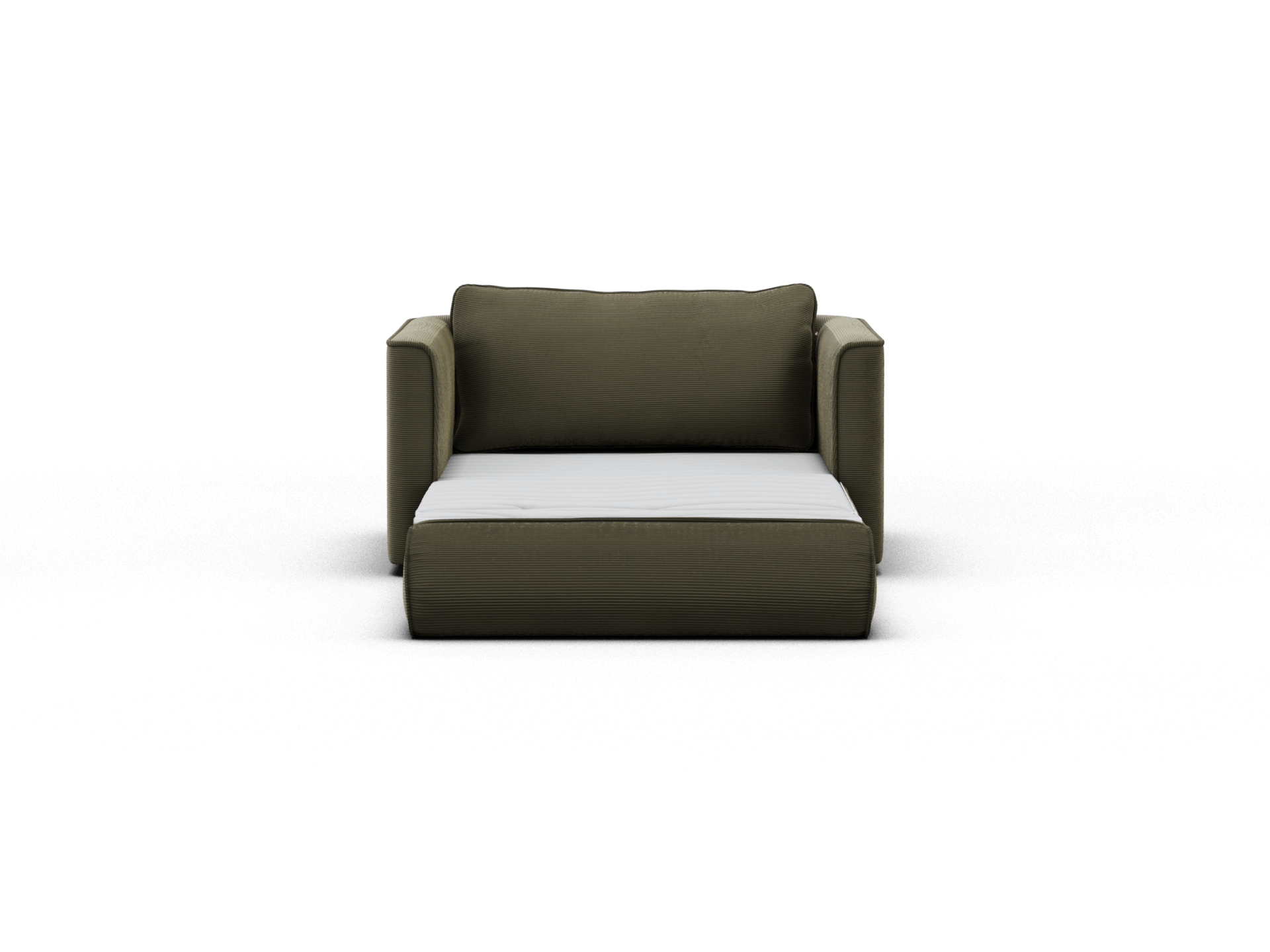 Koala Sofa Bed [4th Gen] - 1.5-Seater (Single) / Coastal Moss (Cord)