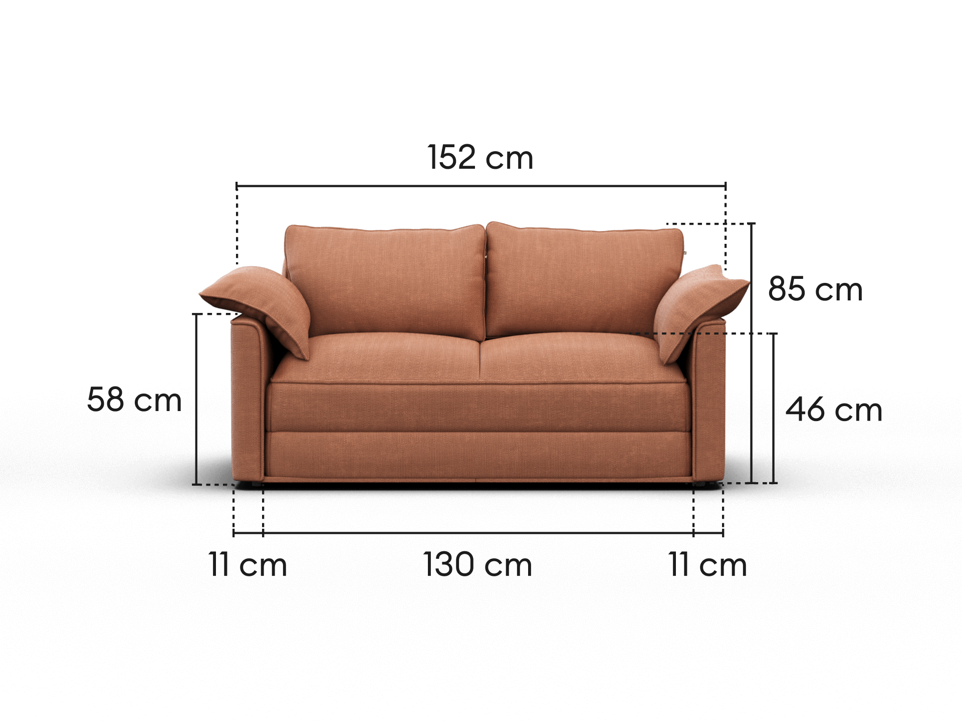 Koala Sofa Bed [4th Gen] - 2.5-Seater (Double) / Cinnamon Sky (Classic)