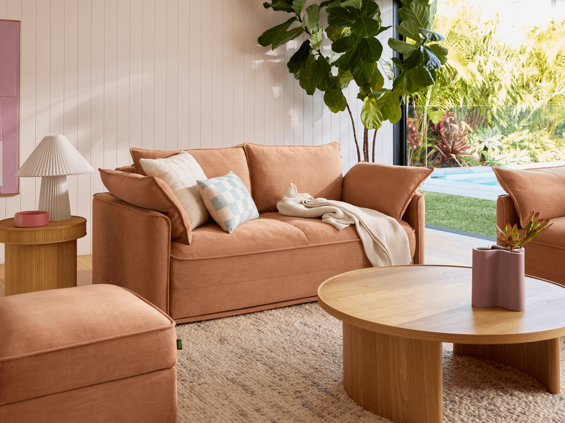 Koala Sofa Bed [4th Gen] - 2.5-Seater (Double) / Cinnamon Sky (Classic)