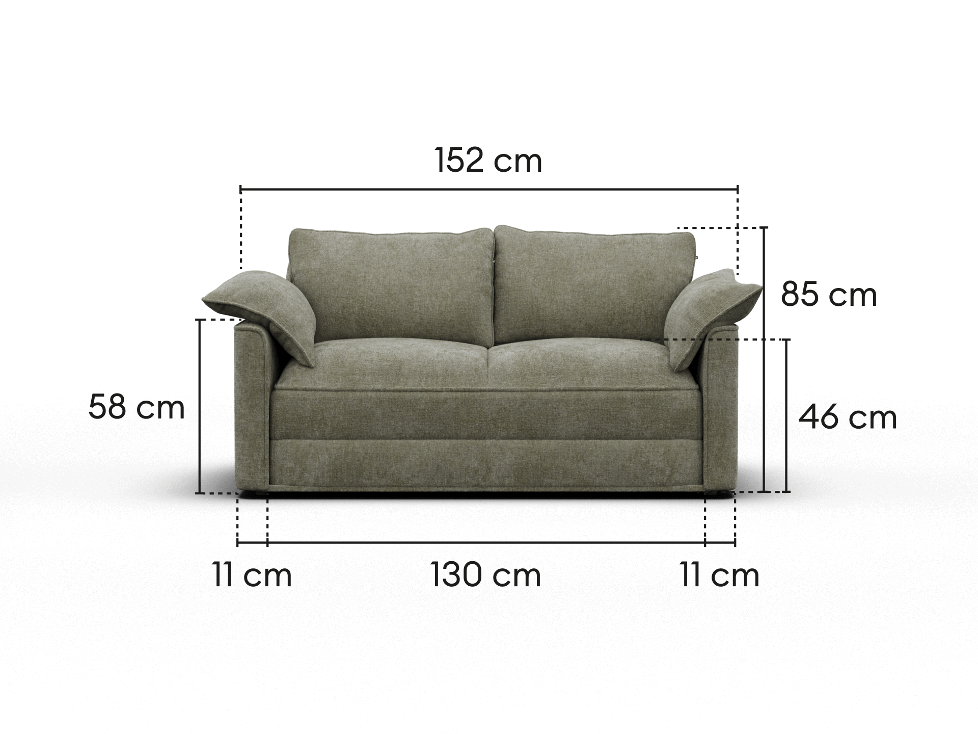 Koala Sofa Bed [4th Gen] - 2.5-Seater (Double) / Forest Dawn (Luxe)