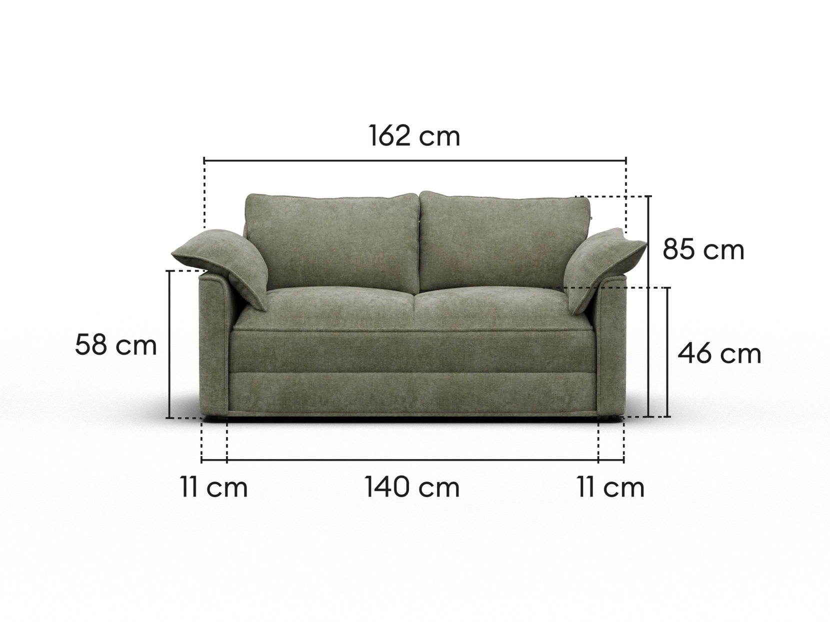 Koala Sofa Bed [4th Gen] - Forest Dawn (Luxe) / 2.5-Seater (Double)