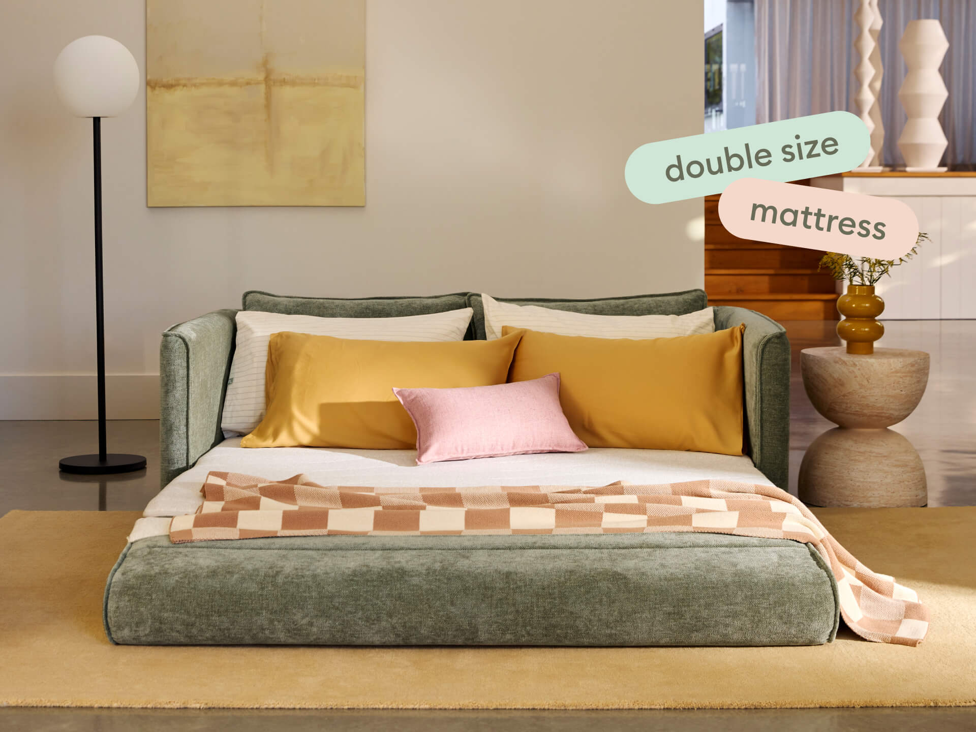 Koala Sofa Bed [4th Gen] - 2.5-Seater (Double) / Forest Dawn (Luxe)