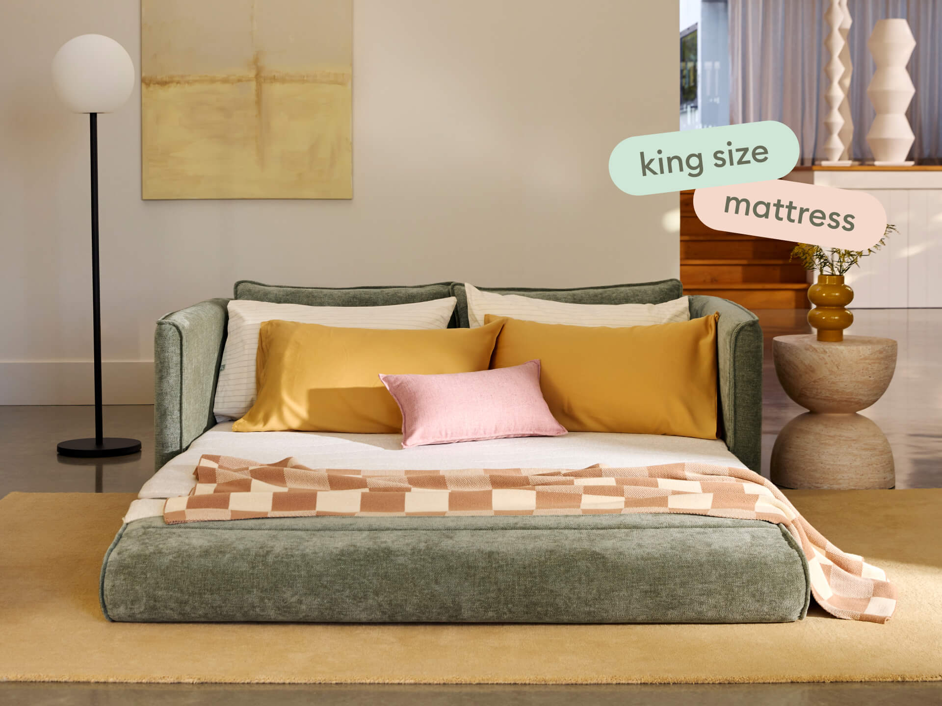 Koala Sofa Bed [4th Gen] - 3-Seater (King) / Forest Dawn (Luxe)