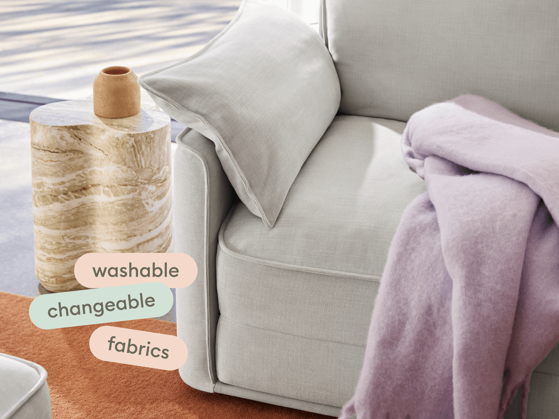 Koala Sofa Bed [4th Gen] - 2.5-Seater (Double) / Morning Fog (Classic)