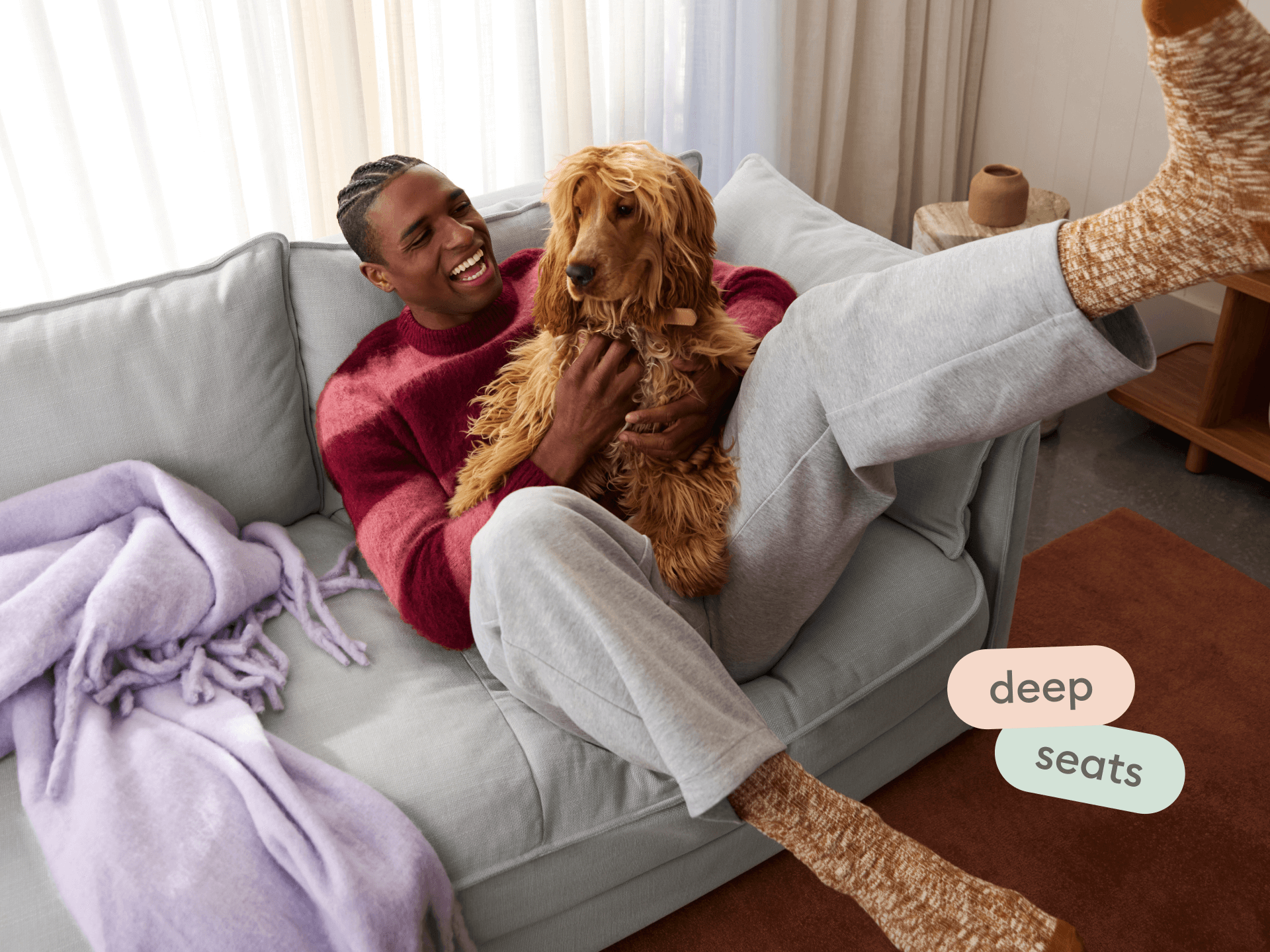 Koala Sofa Bed [4th Gen] - 3-Seater (King) / Morning Fog (Classic)