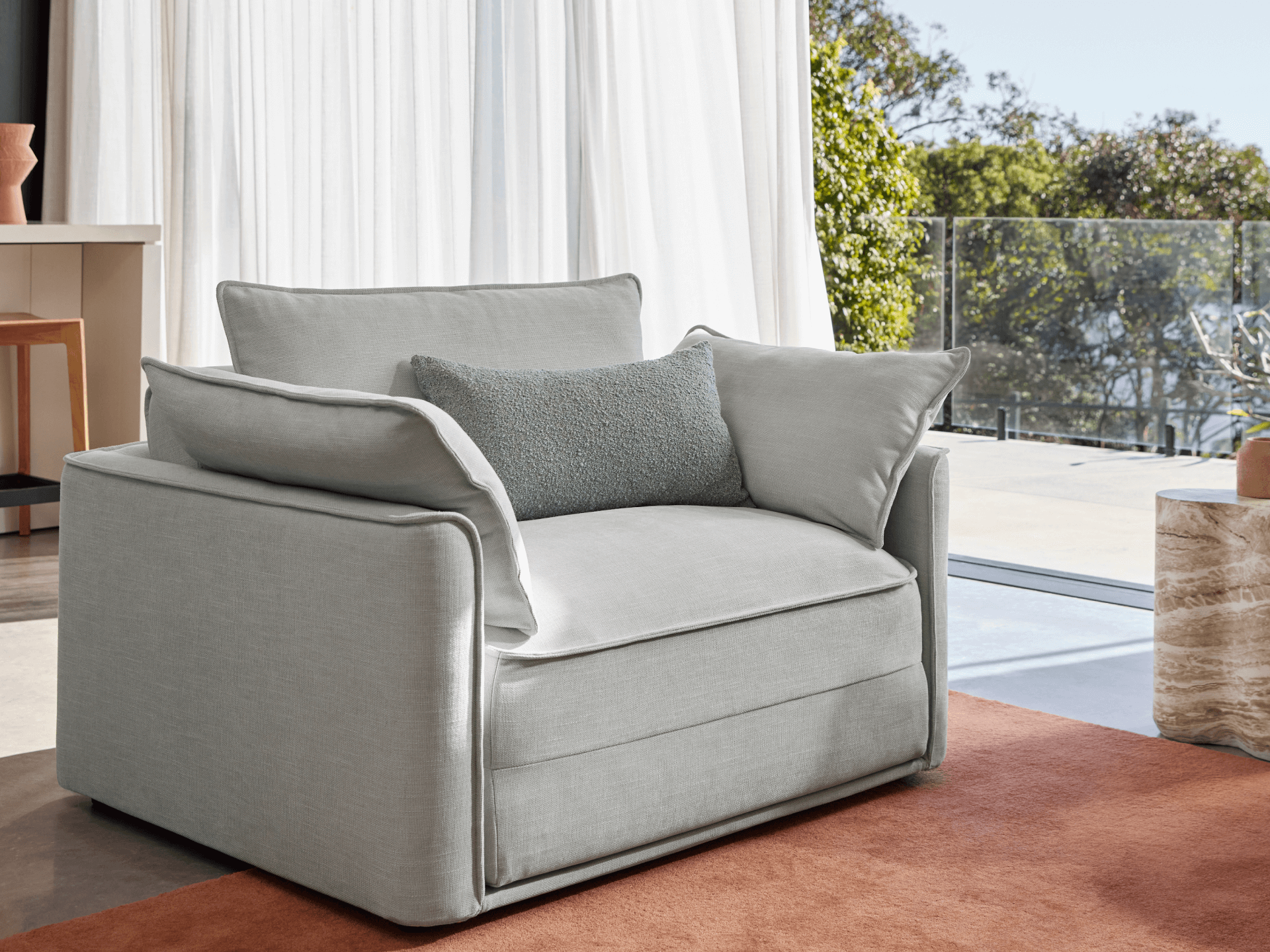 Koala Sofa Bed [4th Gen] - 1.5-Seater (Single) / Morning Fog (Classic)