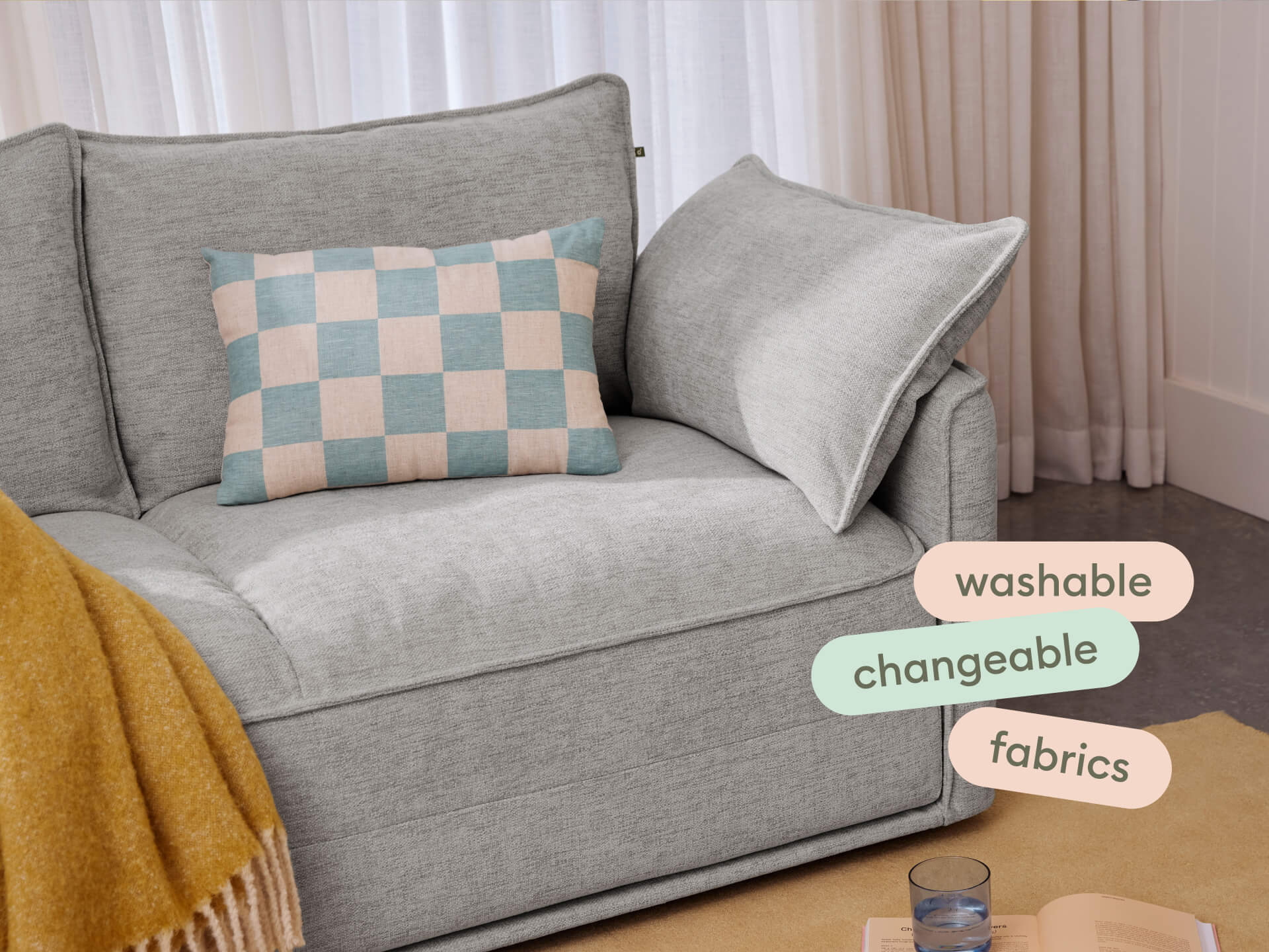 Koala Sofa Bed [4th Gen] - 1.5-Seater (Single) / Moonlit Silver (Luxe)