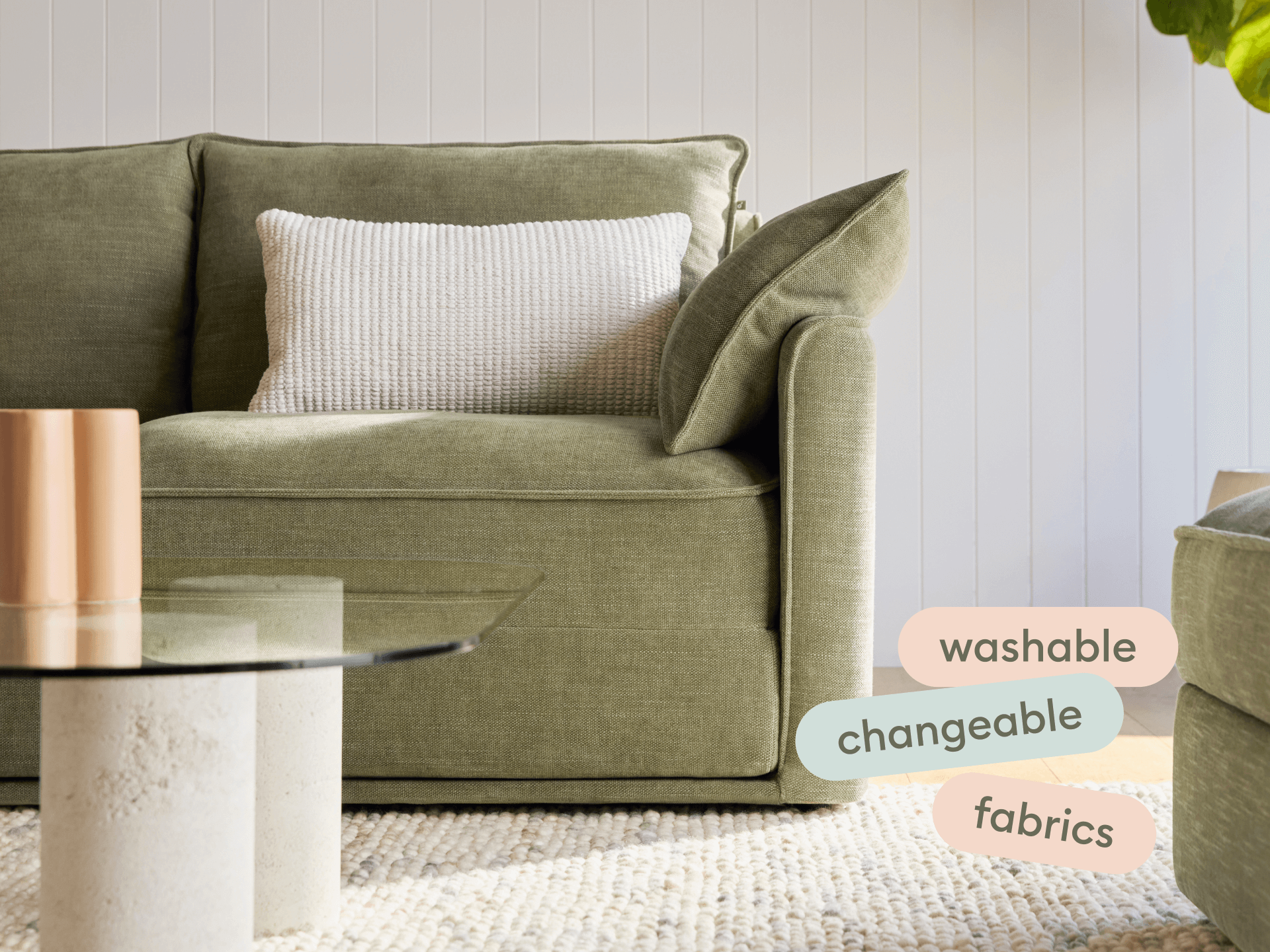 Koala Sofa Bed [4th Gen] - 2.5-Seater (Double) / Olive Butter (Classic)