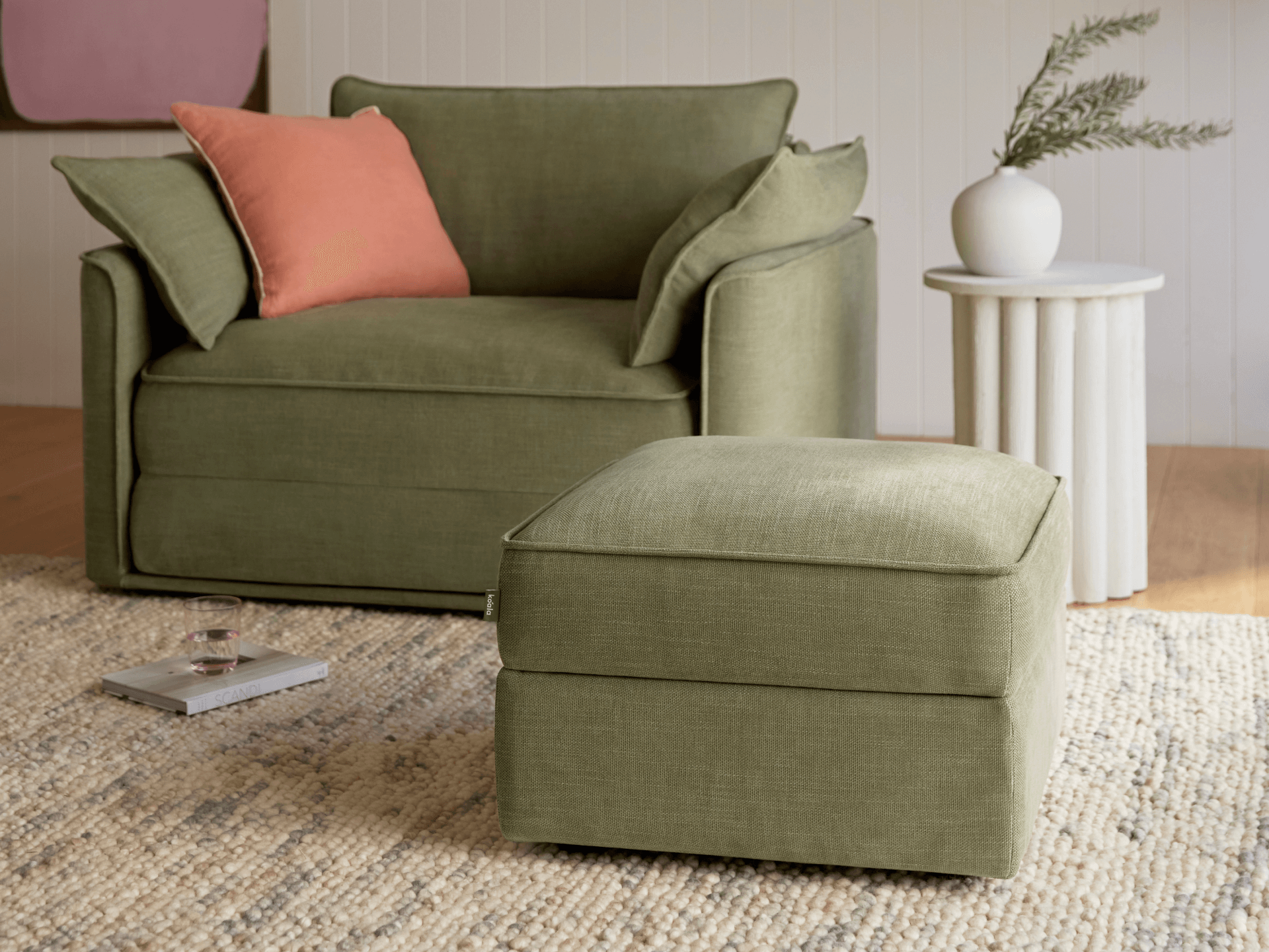 Koala Sofa Bed Ottoman - Australia 01 | Pantone (Classic)