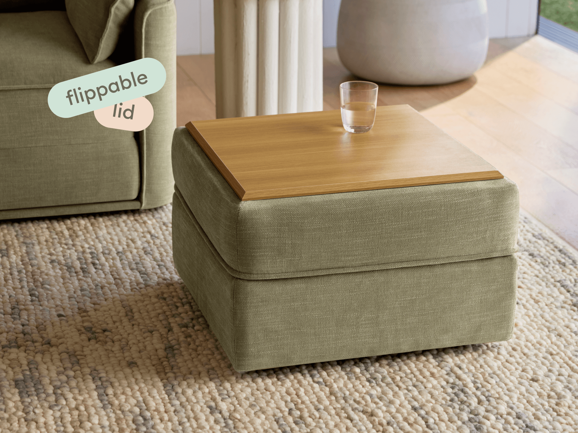 Koala Sofa Bed Ottoman - Australia 01 | Pantone (Classic)