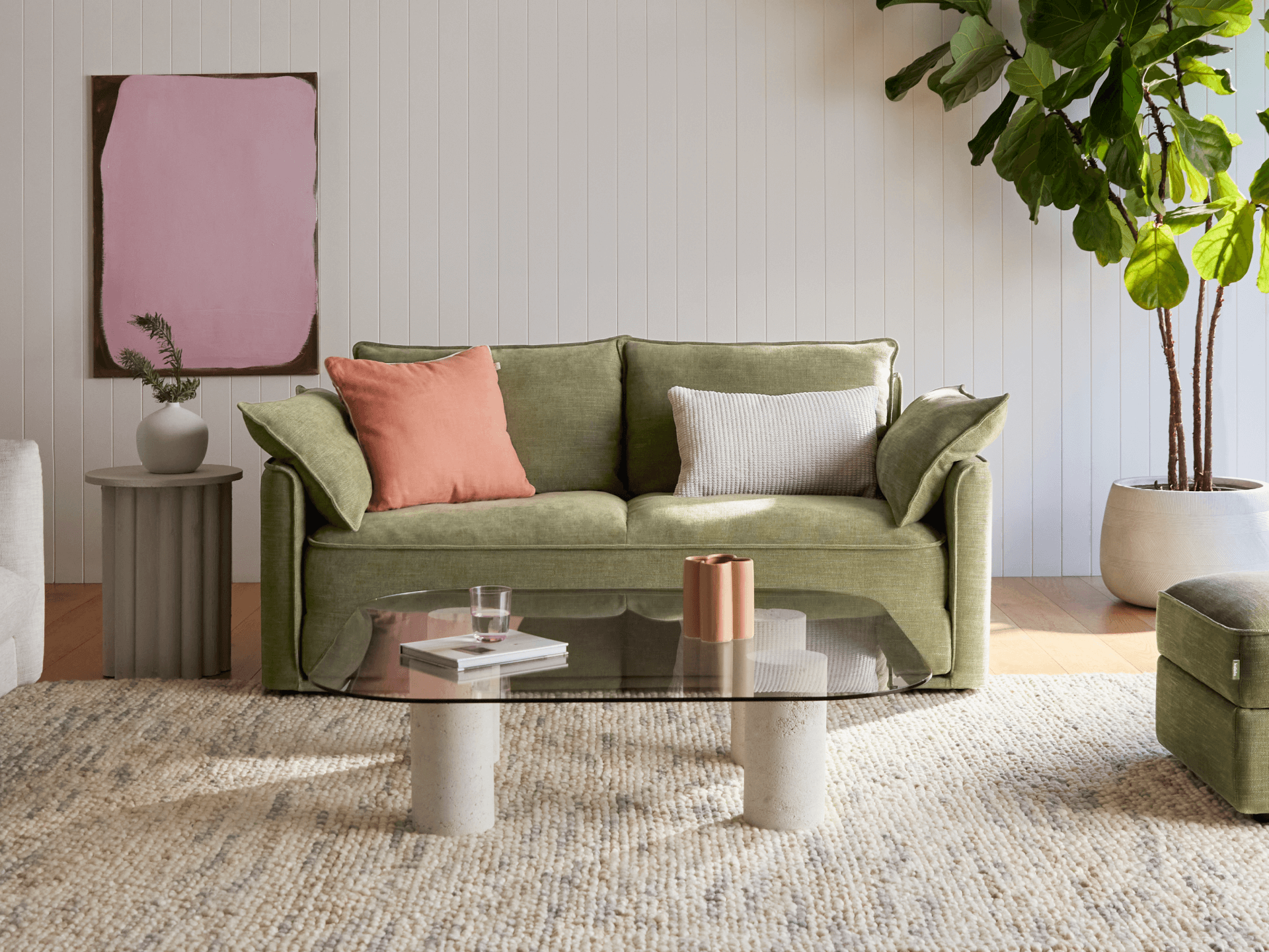 Koala Sofa Bed [4th Gen] - 3-Seater (King) / Olive Butter (Classic)