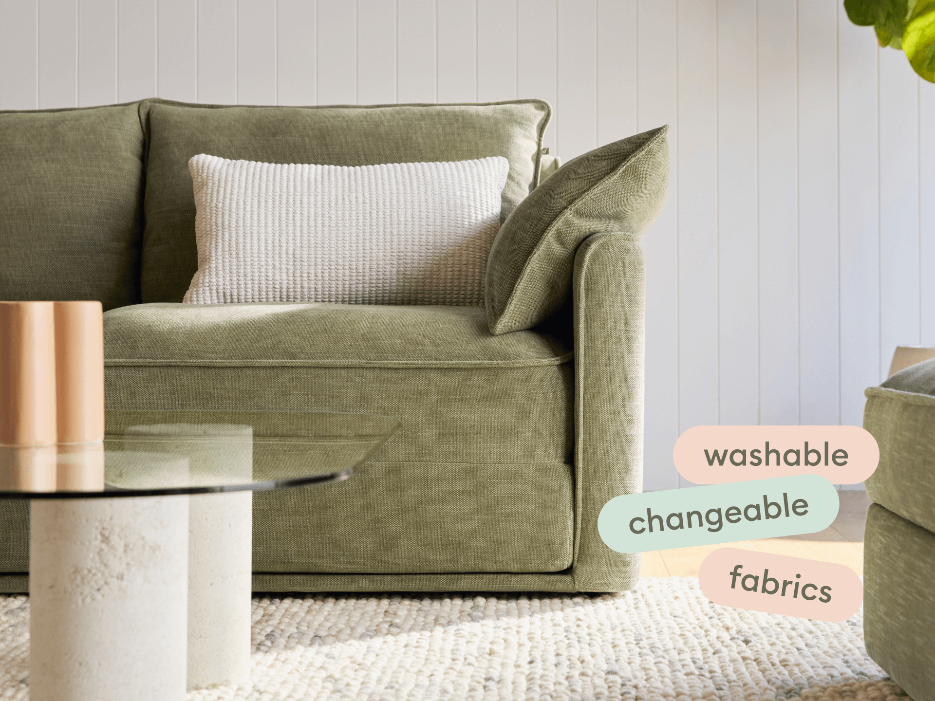 Koala Sofa Bed [4th Gen] - 3-Seater (King) / Olive Butter (Classic)