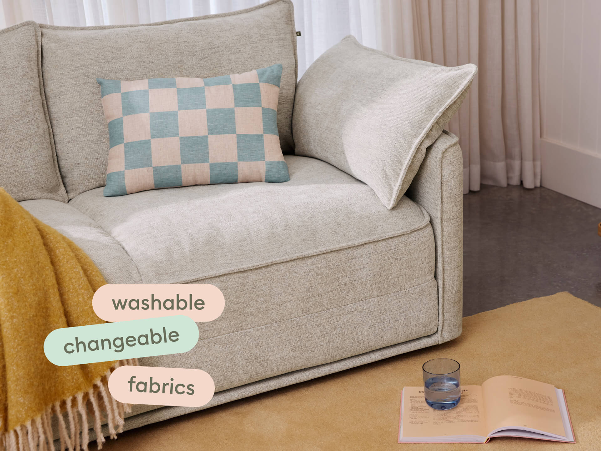 Koala Sofa Bed [4th Gen] - 3-Seater (King) / Silver Sand (Luxe)
