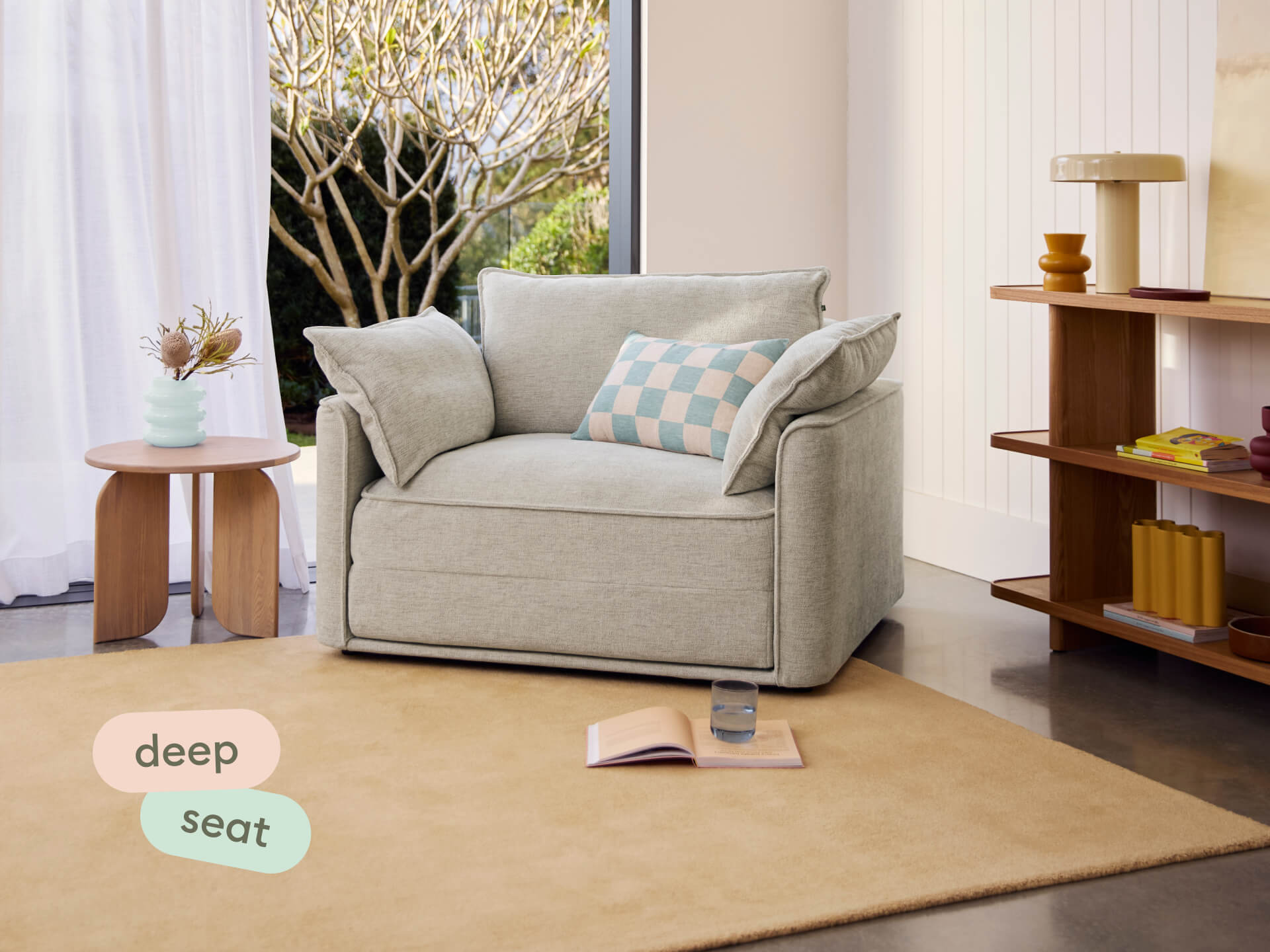 Koala Sofa Bed [4th Gen] - 1.5-Seater (Single) / Silver Sand (Luxe)