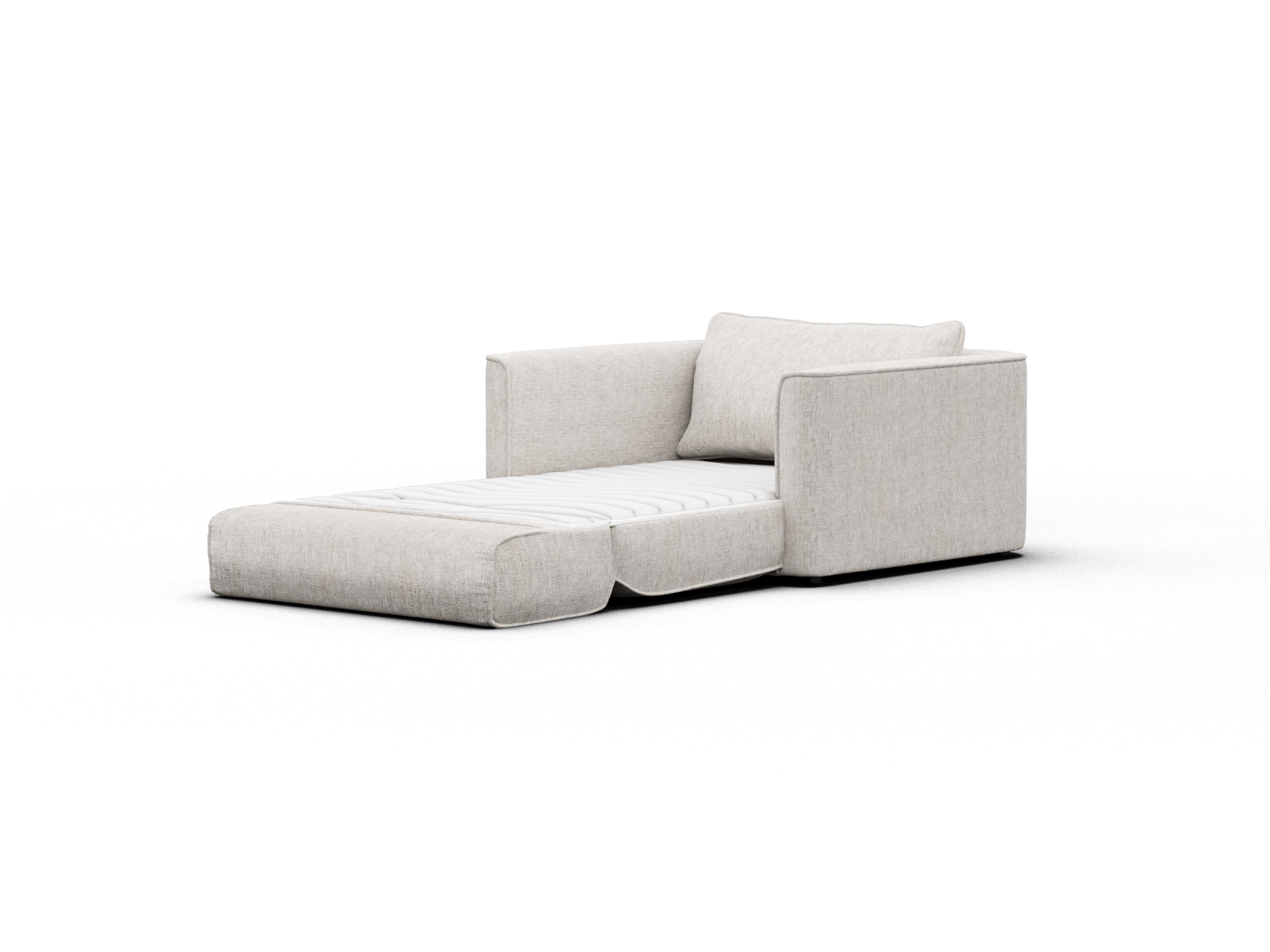Koala Sofa Bed [4th Gen] - 1.5-Seater (Single) / Silver Sand (Luxe)