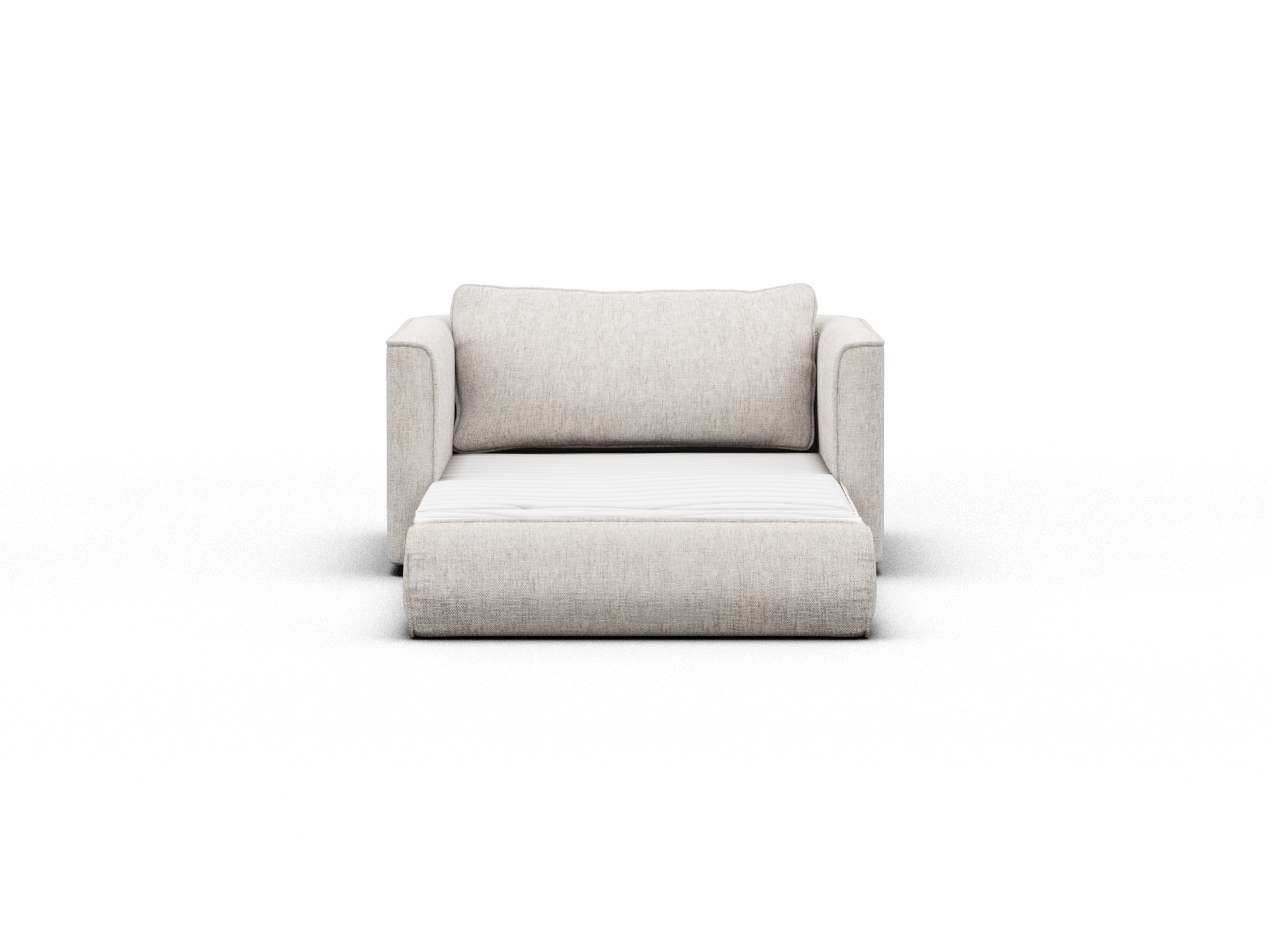 Koala Sofa Bed [4th Gen] - 1.5-Seater (Single) / Silver Sand (Luxe)