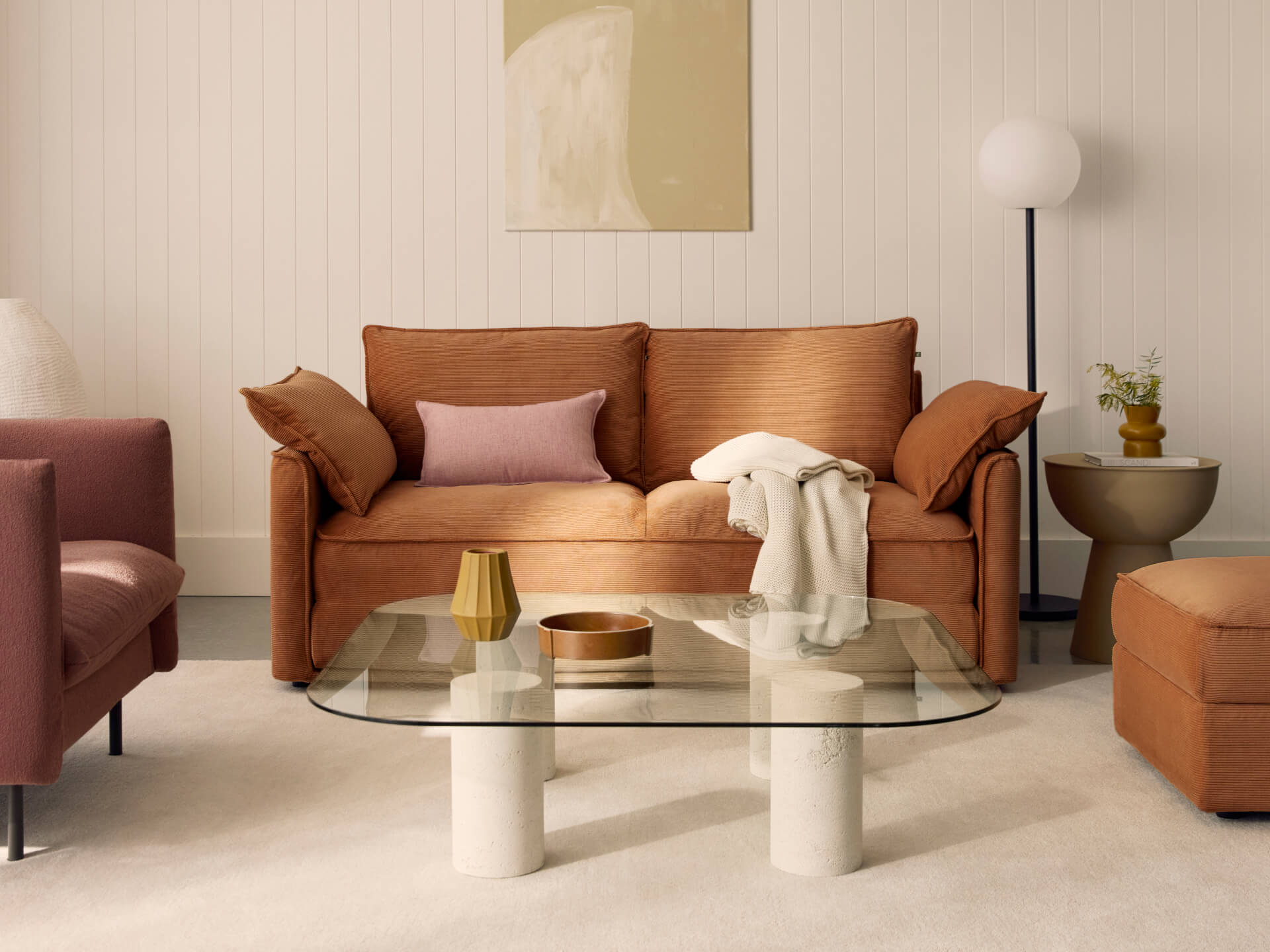 Koala Sofa Bed [4th Gen] - 2.5-Seater (Double) / Sandstone (Cord)