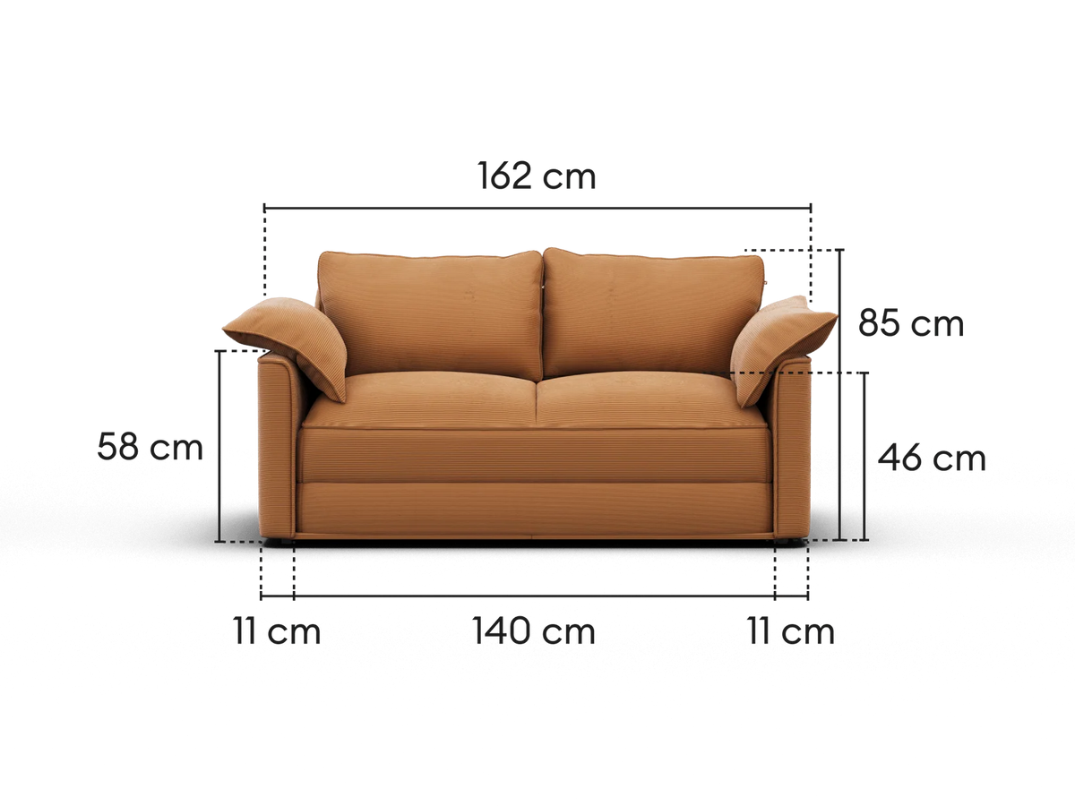 Koala Sofa Bed [4th Gen] - Sandstone (Cord) / 2.5-Seater (Double)