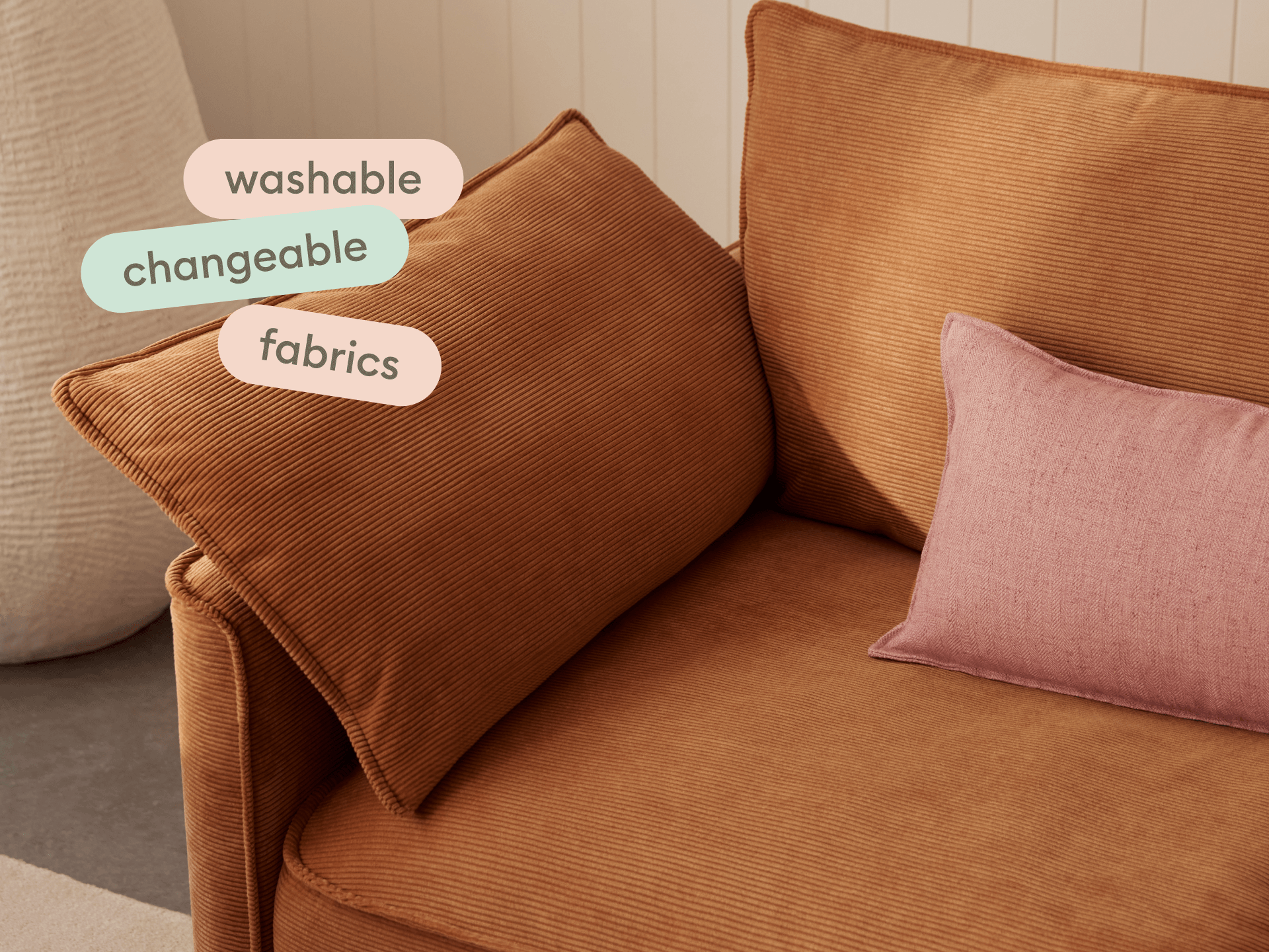 Koala Sofa Bed [4th Gen] - 1.5-Seater (Single) / Sandstone (Cord)