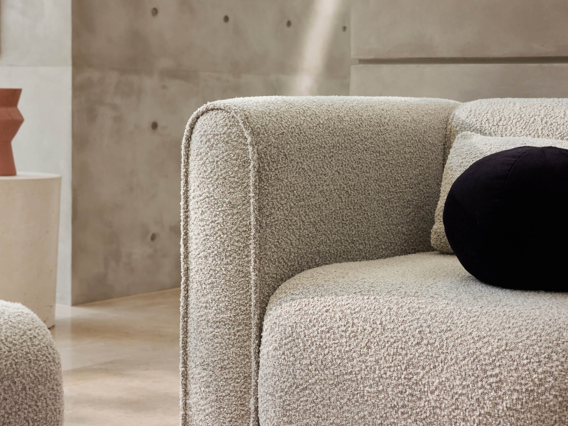 Bangalow Modular Sofa - Armchair / 1-Seater / Limestone (Luxe)