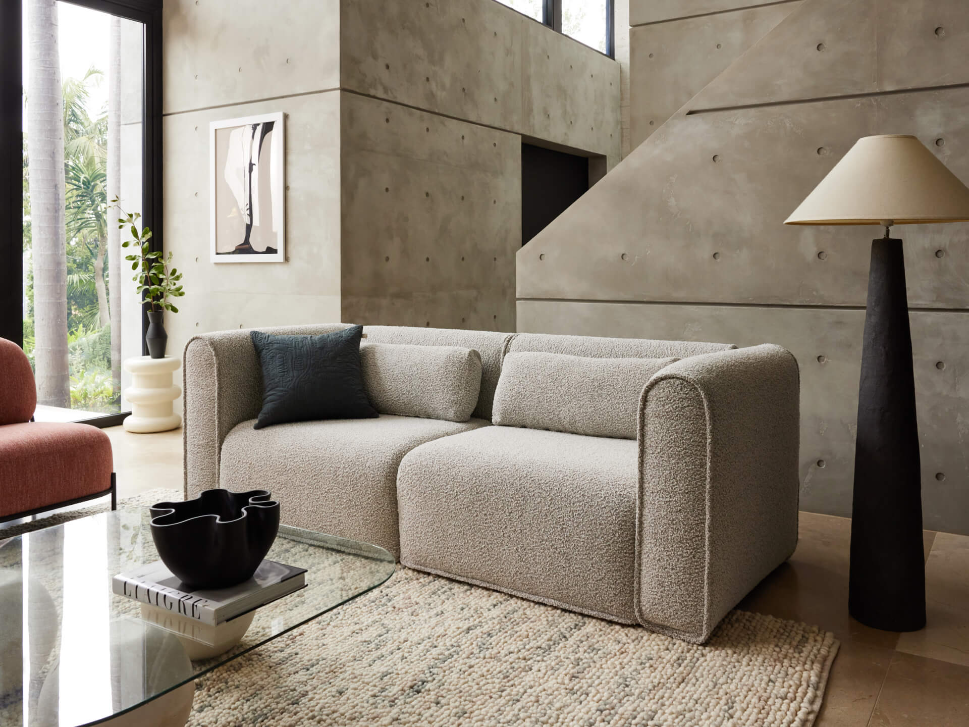 Bangalow Modular Sofa - Sofa / 3-Seater / Limestone (Luxe)